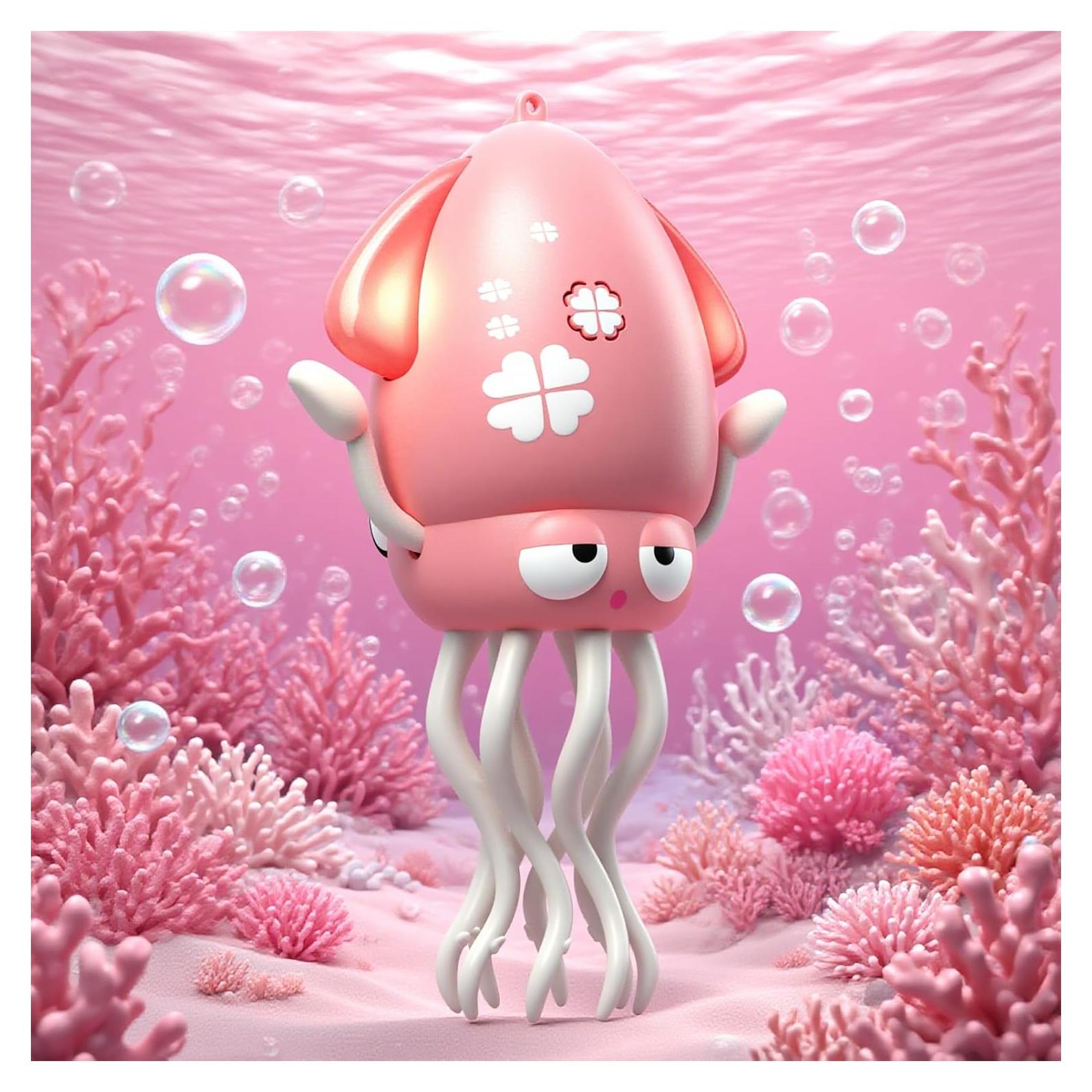 Juguete eléctrico pulpo bailarín con luces y música Rosa