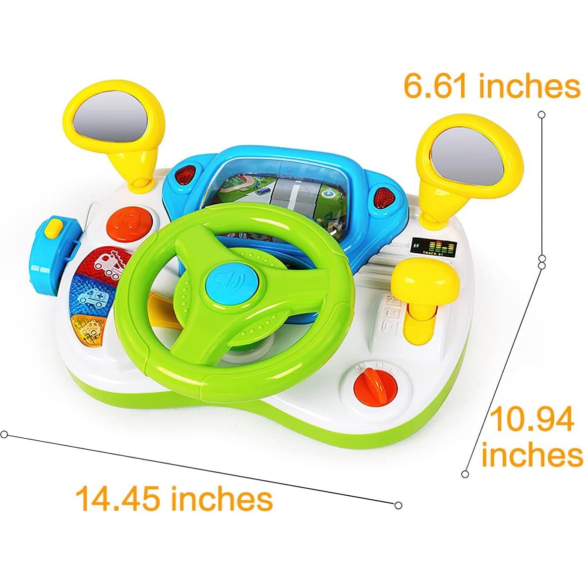 Volante Interactivo Fisca para Niños 1-3 Años con Música y Luz