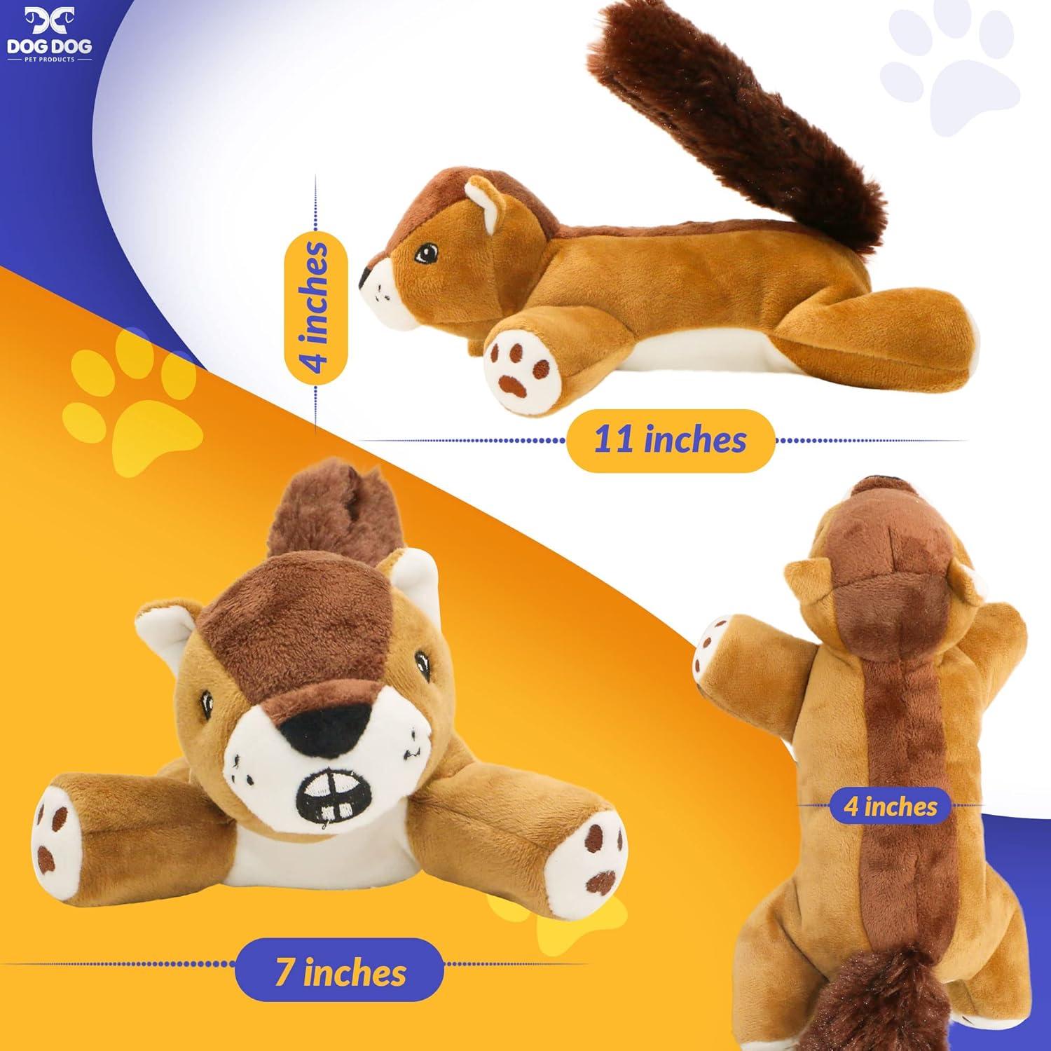 Juguete de Peluche Ardilla Perro Perro 25.4cm Suave y Duradero