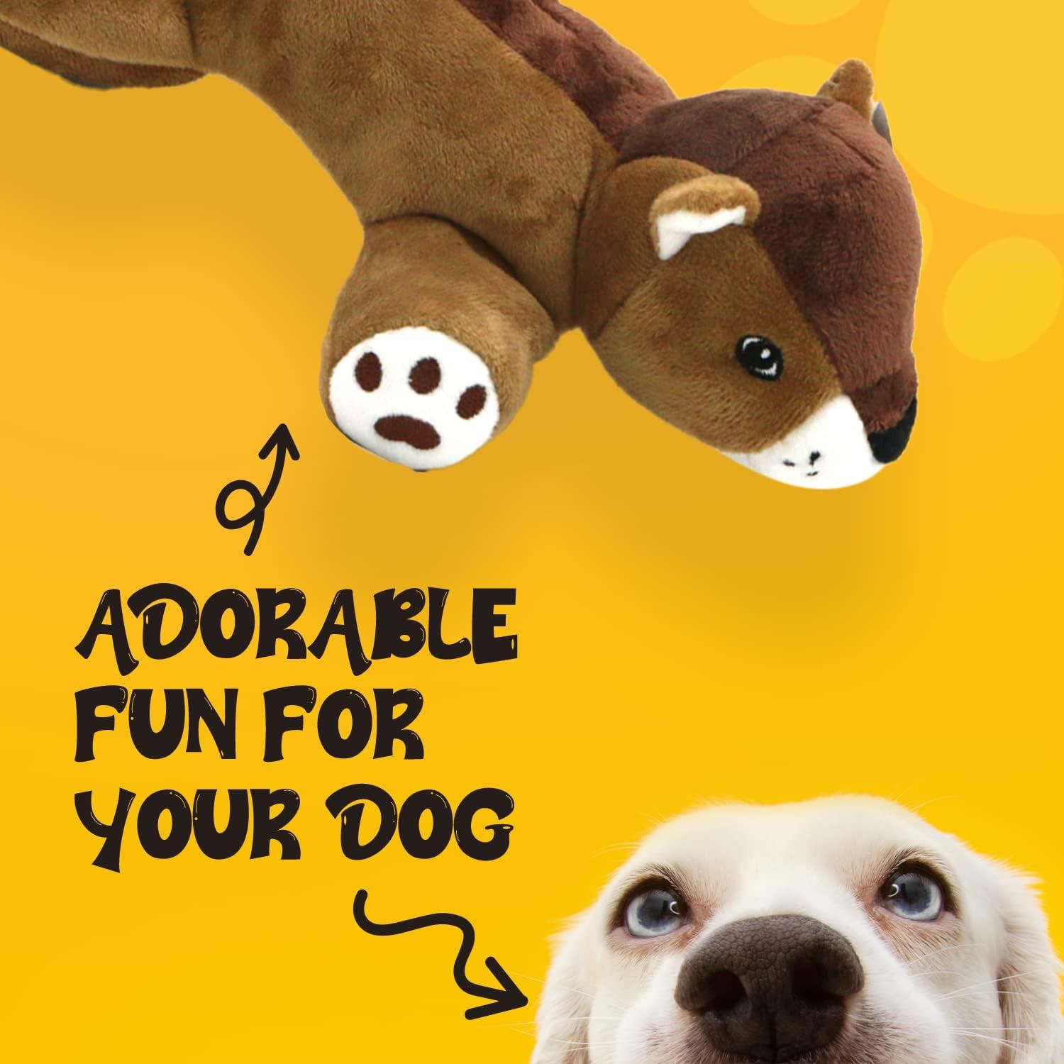 Juguete de Peluche Ardilla Perro Perro 25.4cm Suave y Duradero