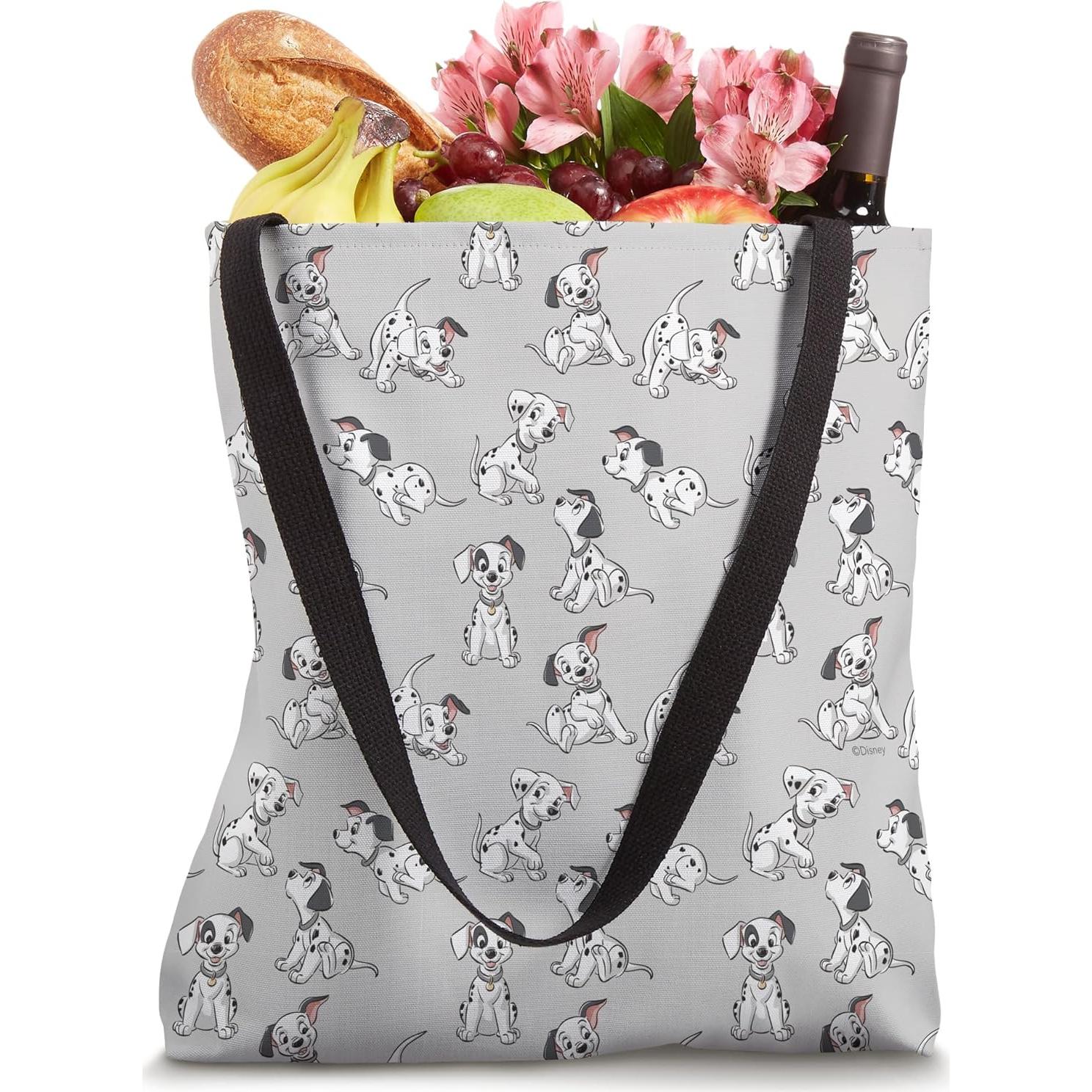 Bolsa Tote Disney 101 Dálmatas Gris 40.64 cm
