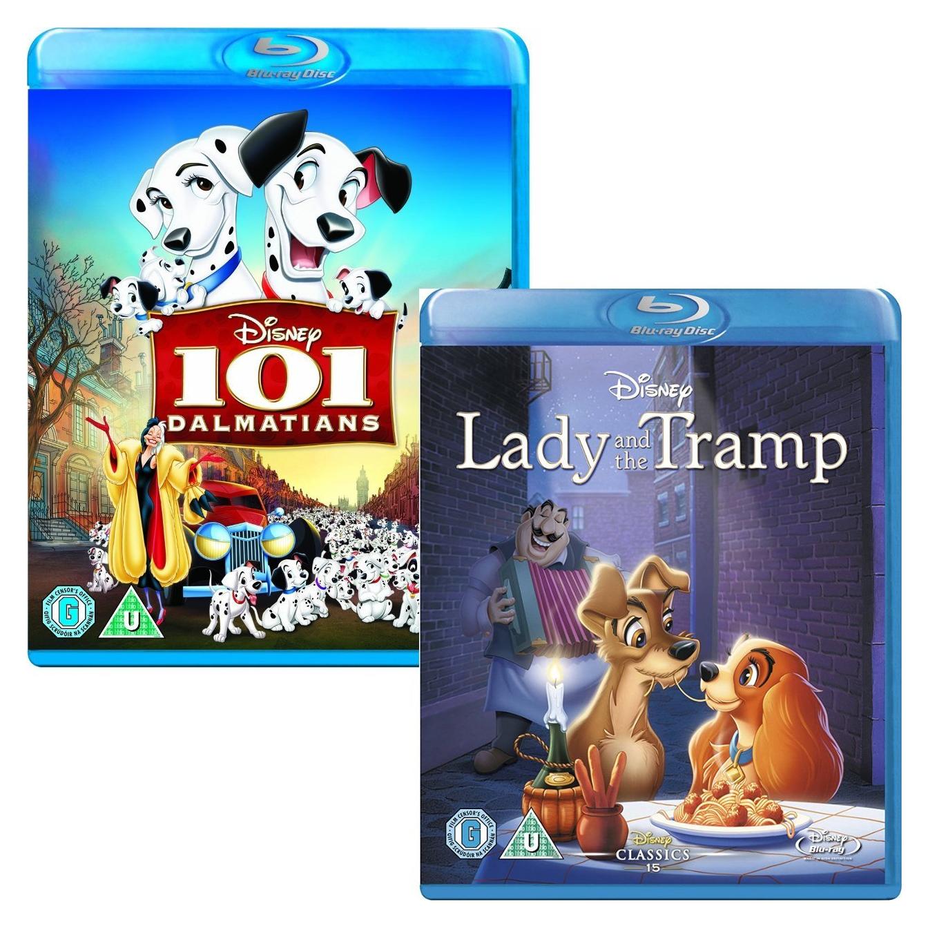 101 Dálmatas y La Dama y el Vagabundo Blu-ray Disney