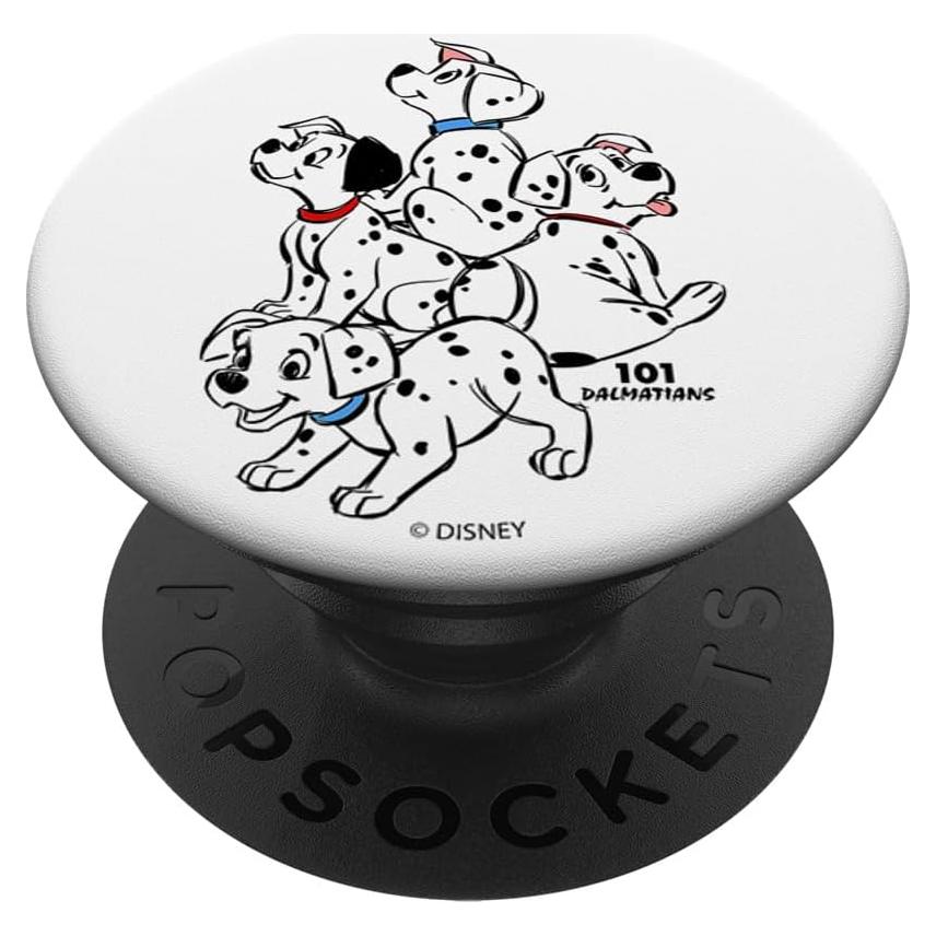 PopSockets Adhesivo PopGrip Disney 101 Dálmatas Negro