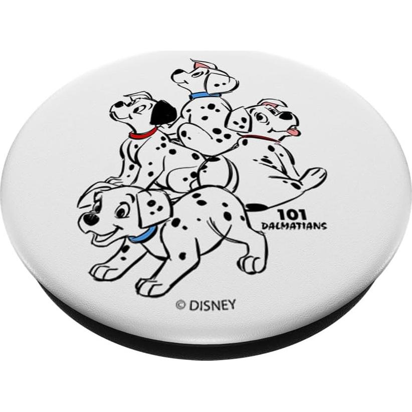 PopSockets Adhesivo PopGrip Disney 101 Dálmatas Negro