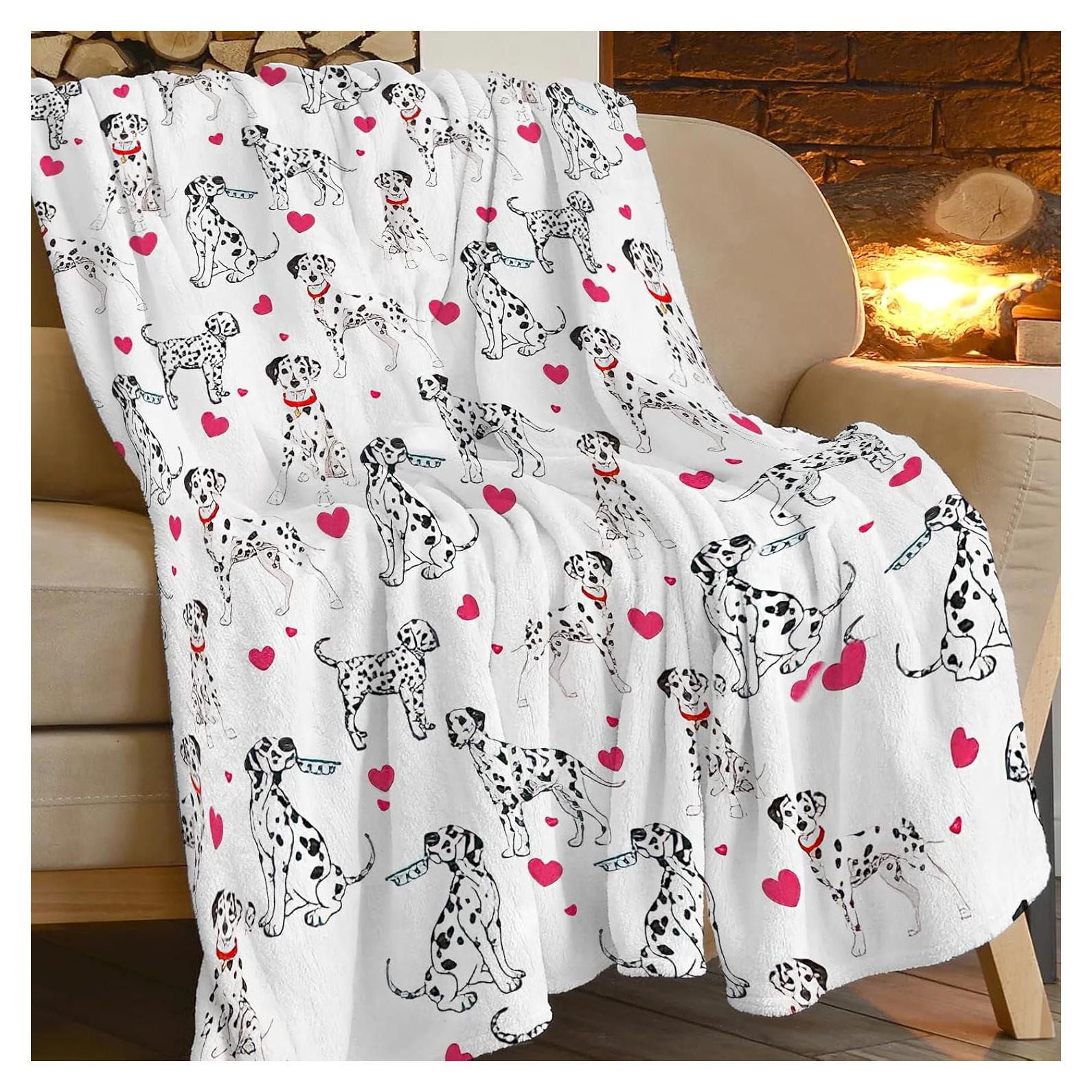 Manta Dálmata Gyeong 50x40 cm Franela Suave Multiusos