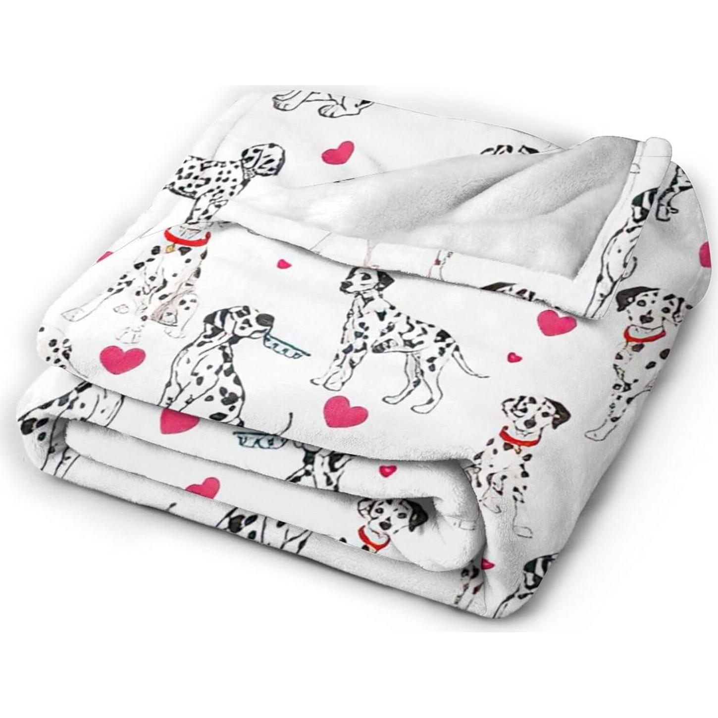 Manta Dálmata Gyeong 50x40 cm Franela Suave Multiusos