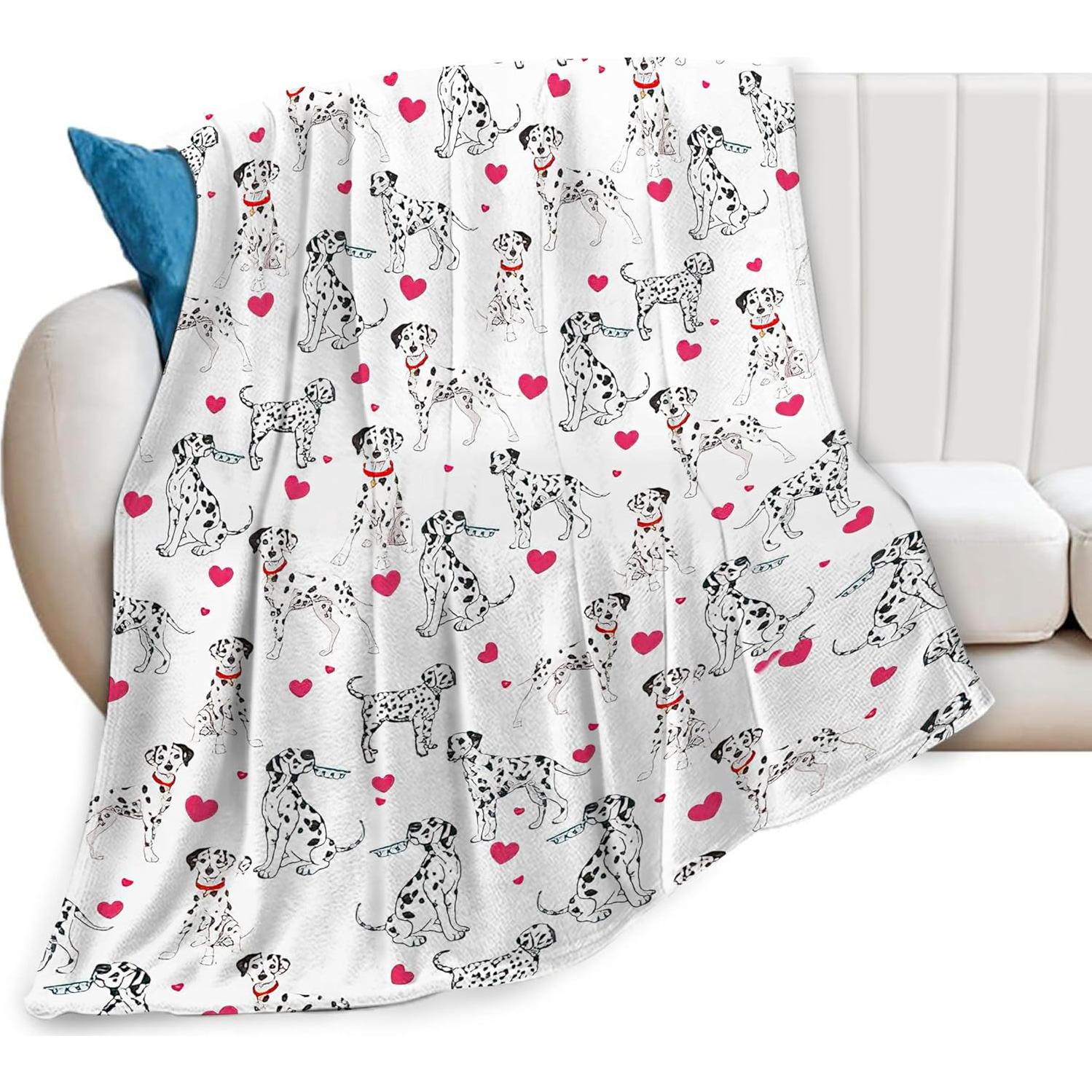 Manta Dálmata Gyeong 50x40 cm Franela Suave Multiusos