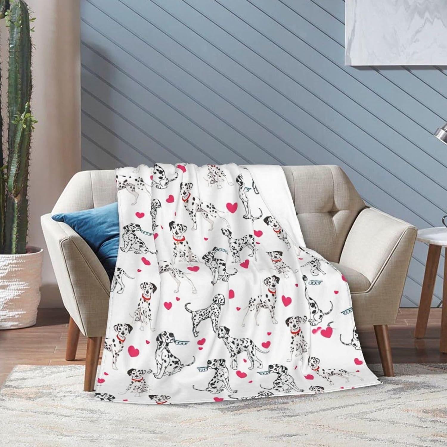 Manta Dálmata Gyeong 50x40 cm Franela Suave Multiusos