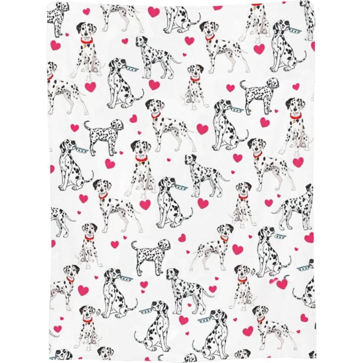 Manta Dálmata Gyeong 50x40 cm Franela Suave Multiusos