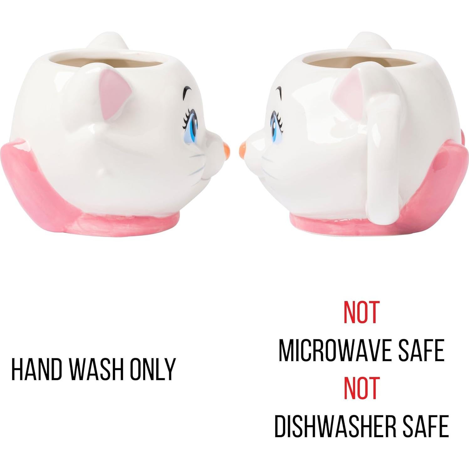 Taza Cerámica 3D Silver Buffalo Disney Aristocats Marie 590ml