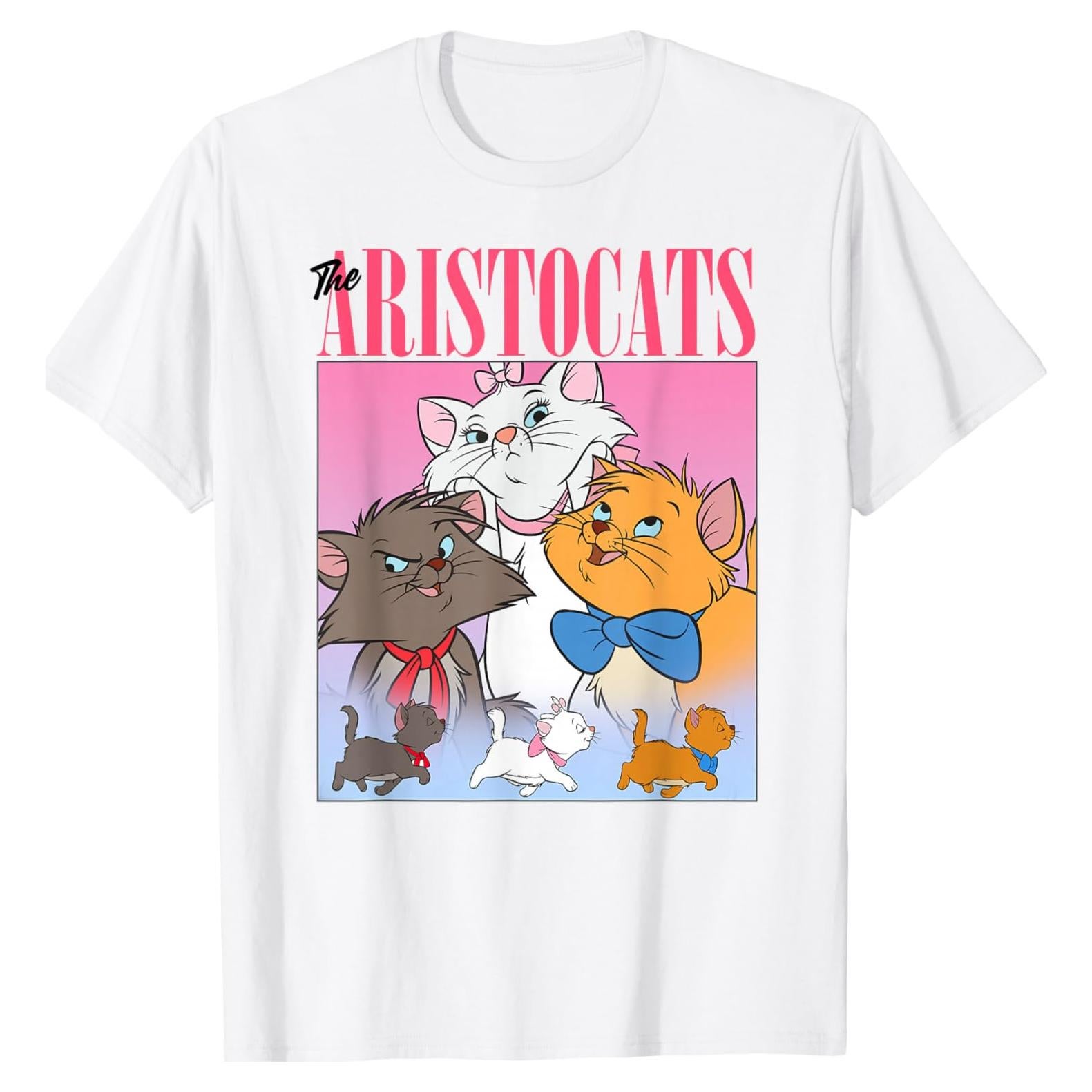 Camiseta Disney Los Aristogatos Berlioz Marie Toulouse Hombre