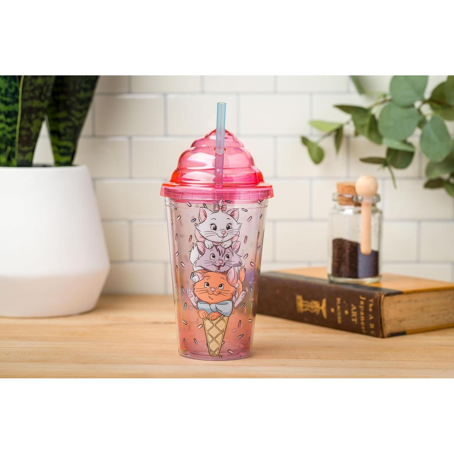 Taza Fría Disney Los Aristogatos Silver Buffalo 473 ml