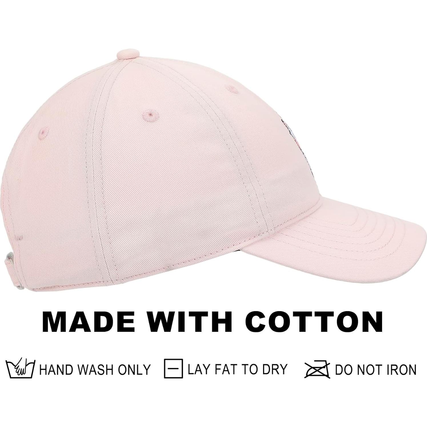 Gorra de béisbol rosa Bioworld Disney Aristocats Marie mujer