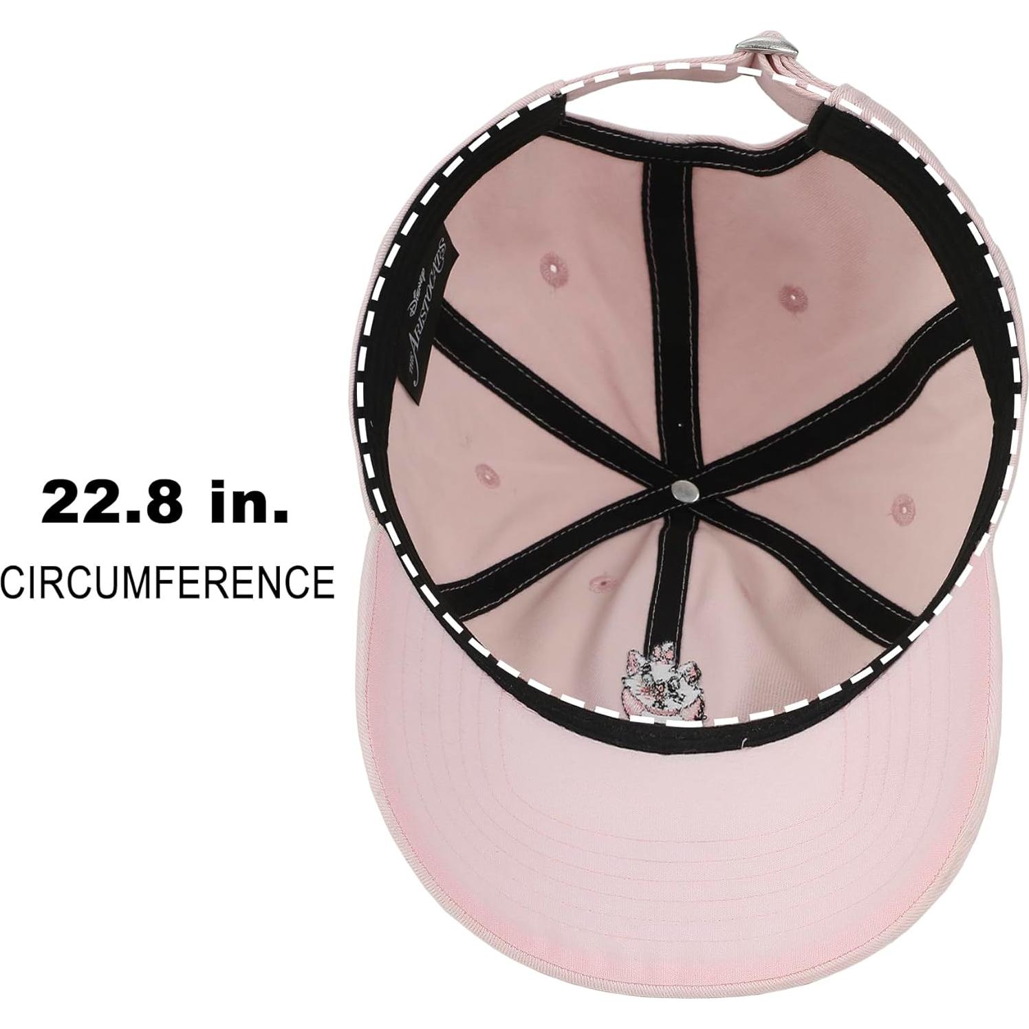 Gorra de béisbol rosa Bioworld Disney Aristocats Marie mujer