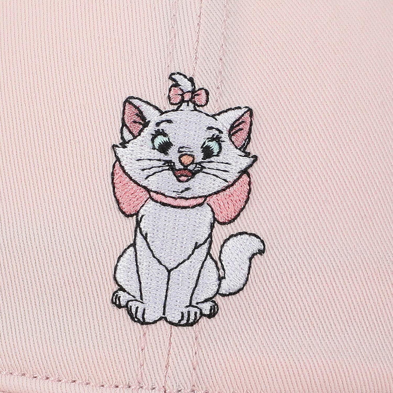 Gorra de béisbol rosa Bioworld Disney Aristocats Marie mujer