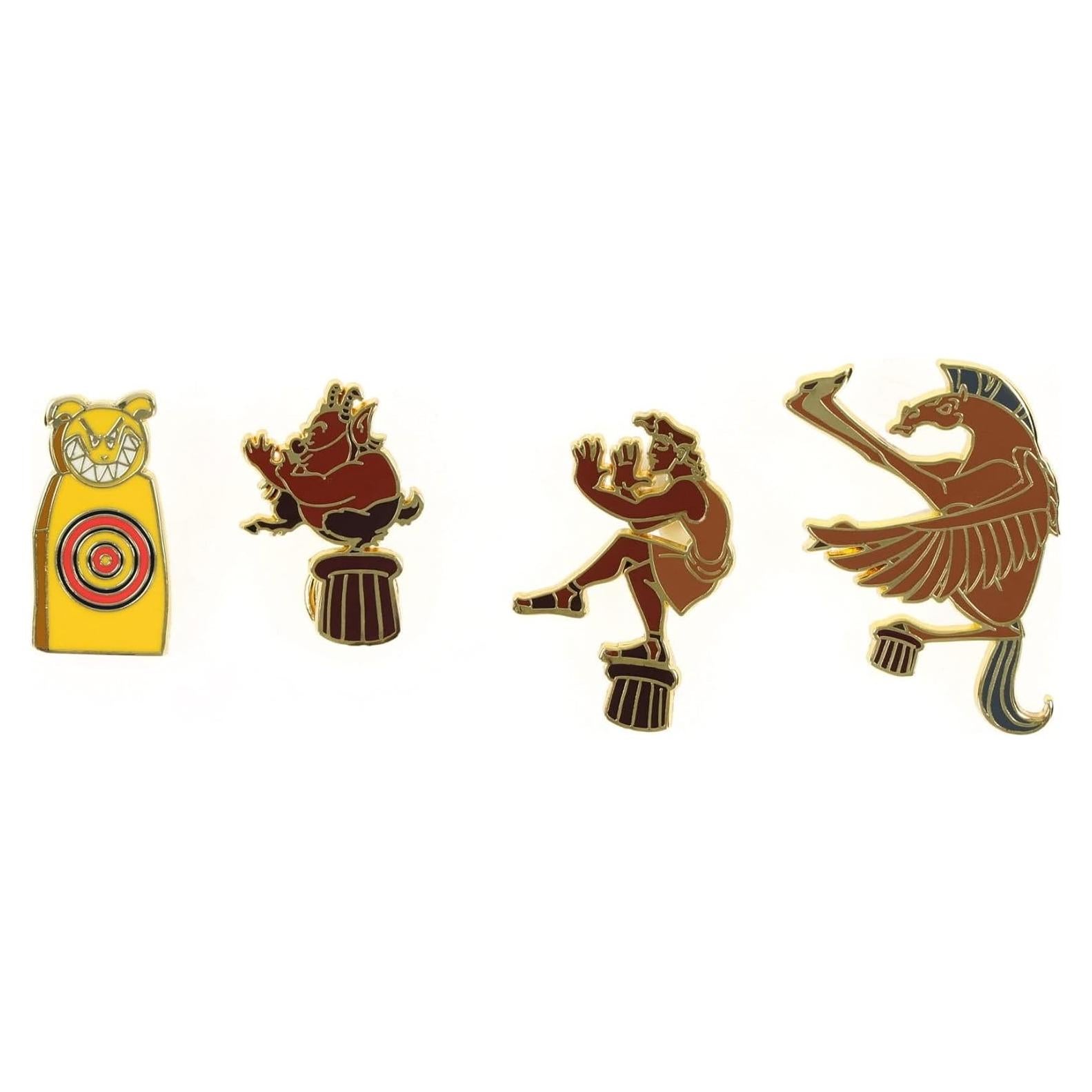 Set de 4 Pines de Esmalte Disney Héroes 25 Aniversario