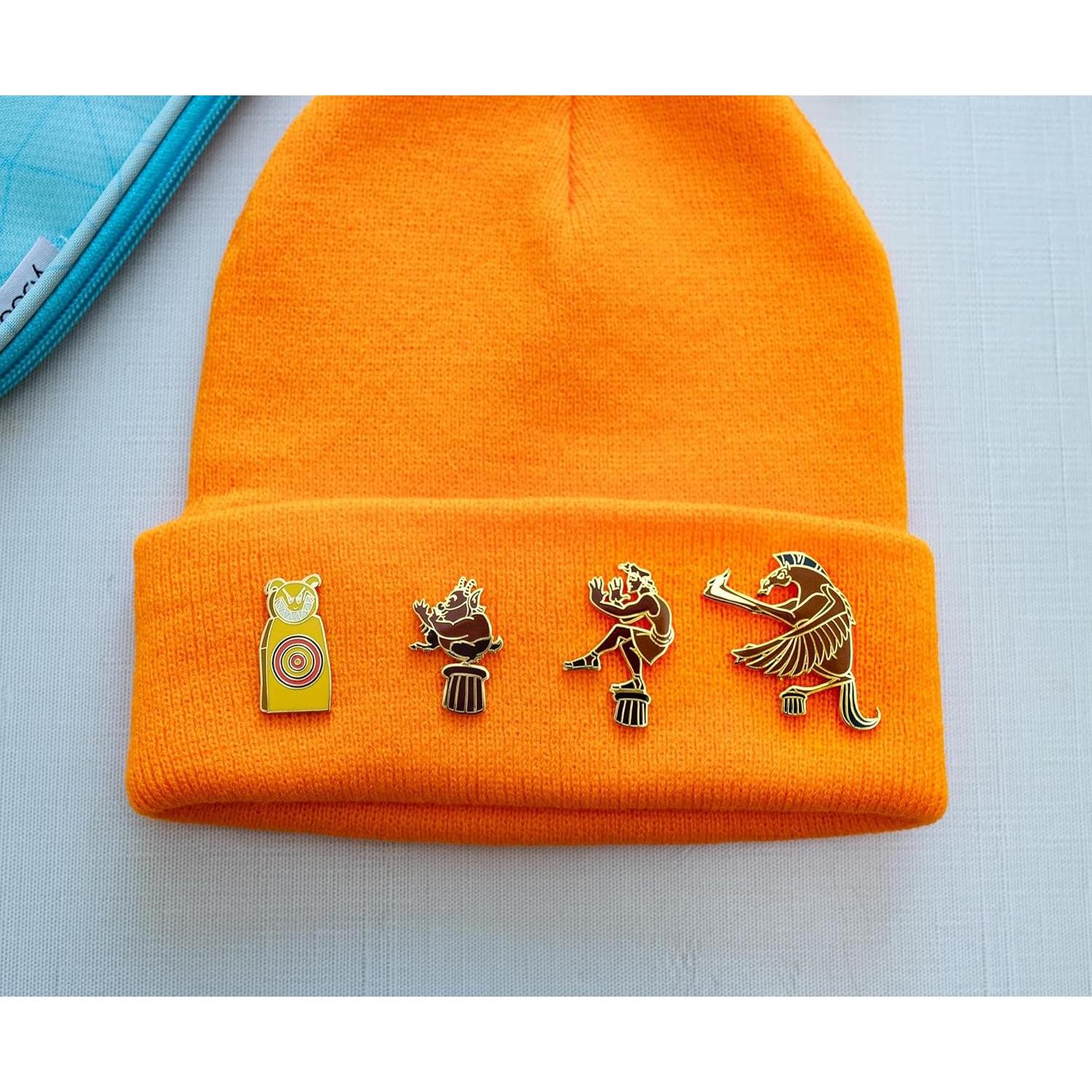 Set de 4 Pines de Esmalte Disney Héroes 25 Aniversario