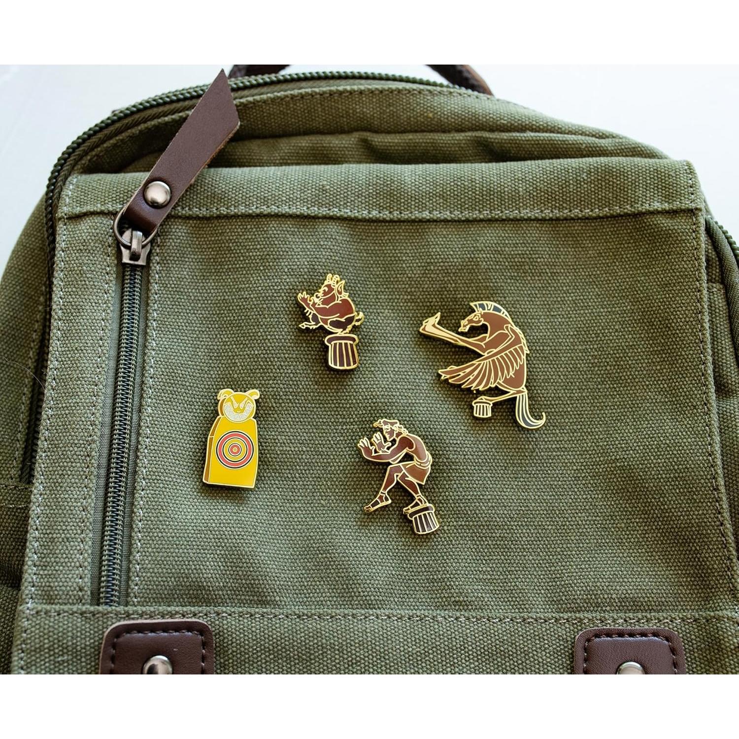 Set de 4 Pines de Esmalte Disney Héroes 25 Aniversario