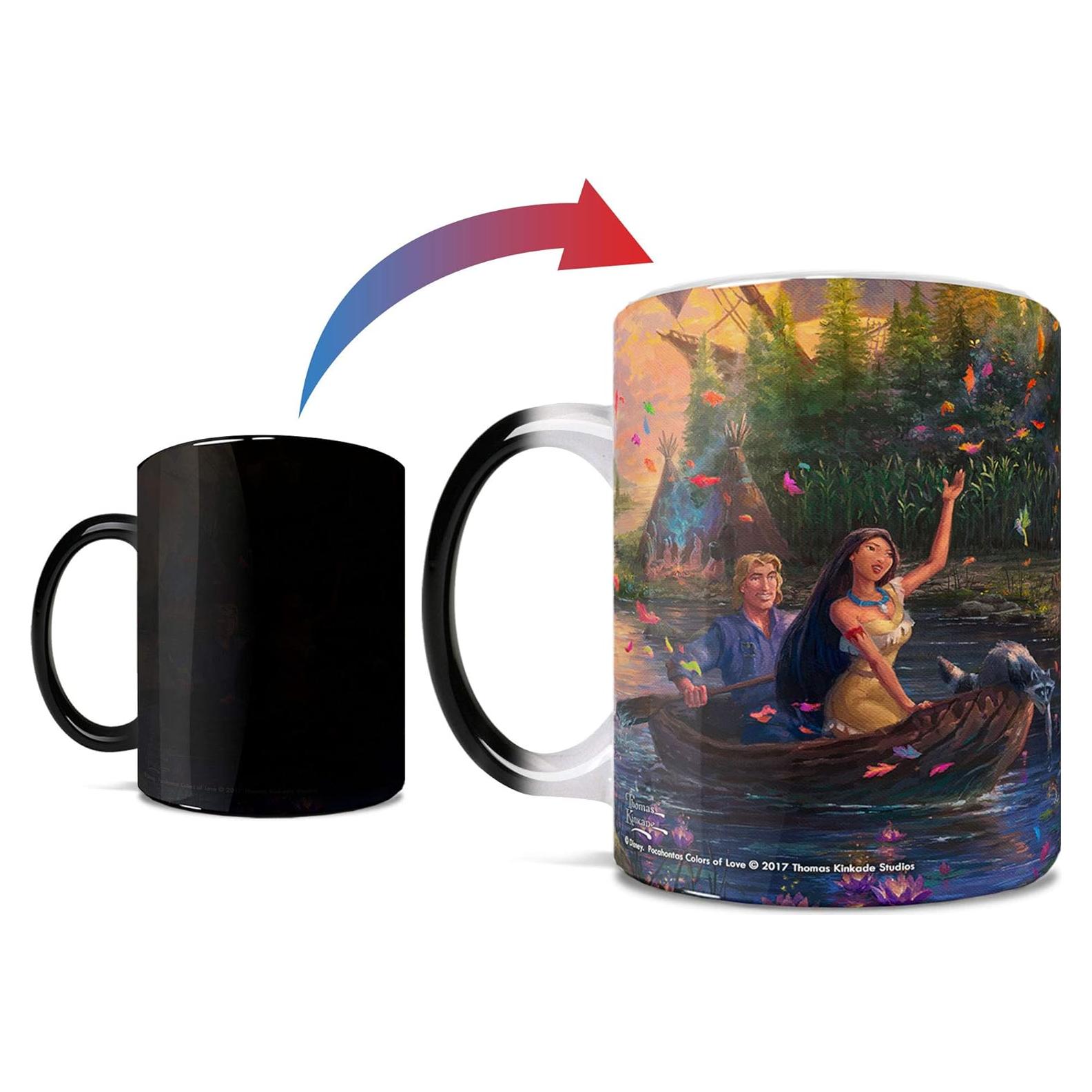 Taza Cerámica Disney Pocahontas 11 oz Cambio de Color