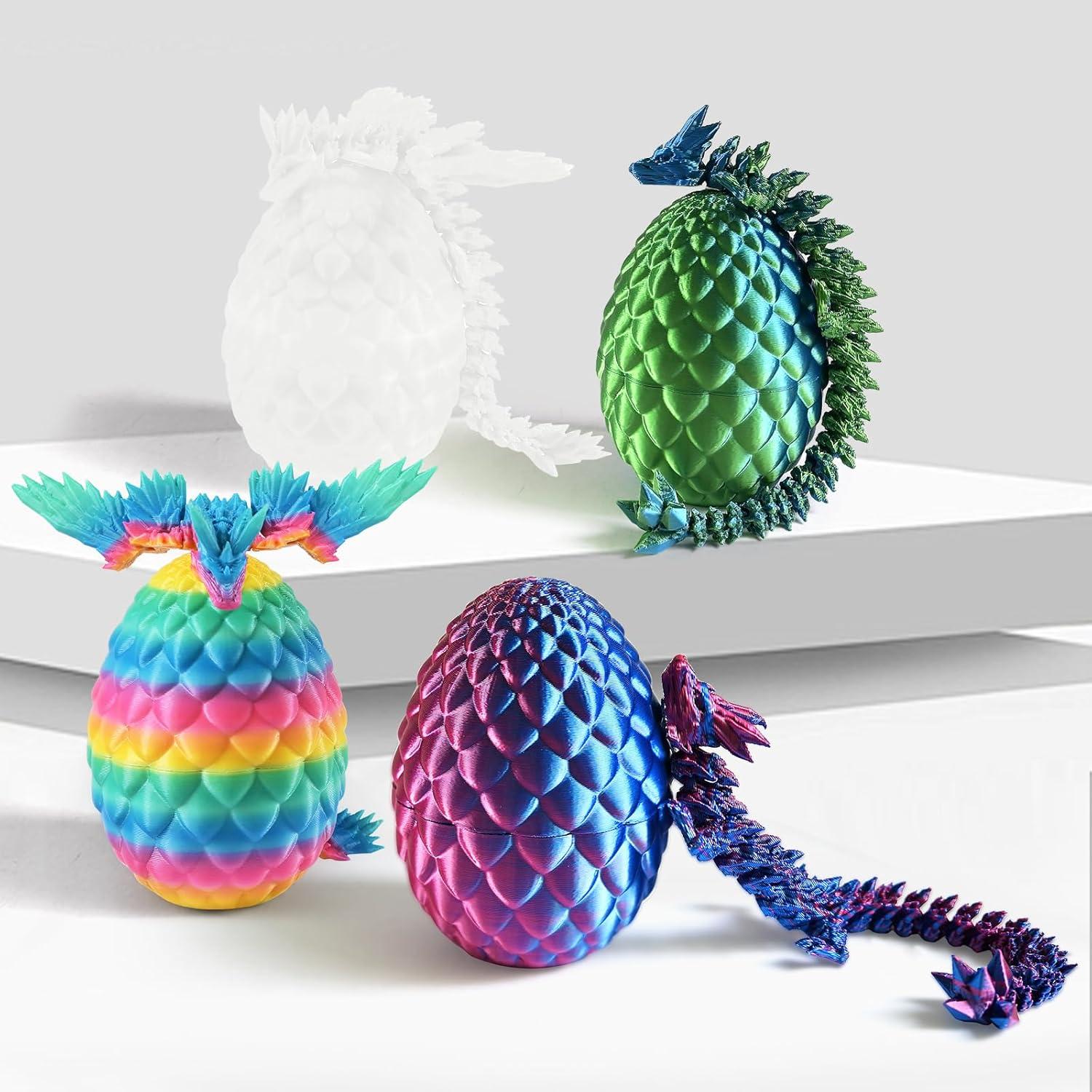 4 Juguetes Dragones de Cristal 3D Yoshiky para Niños