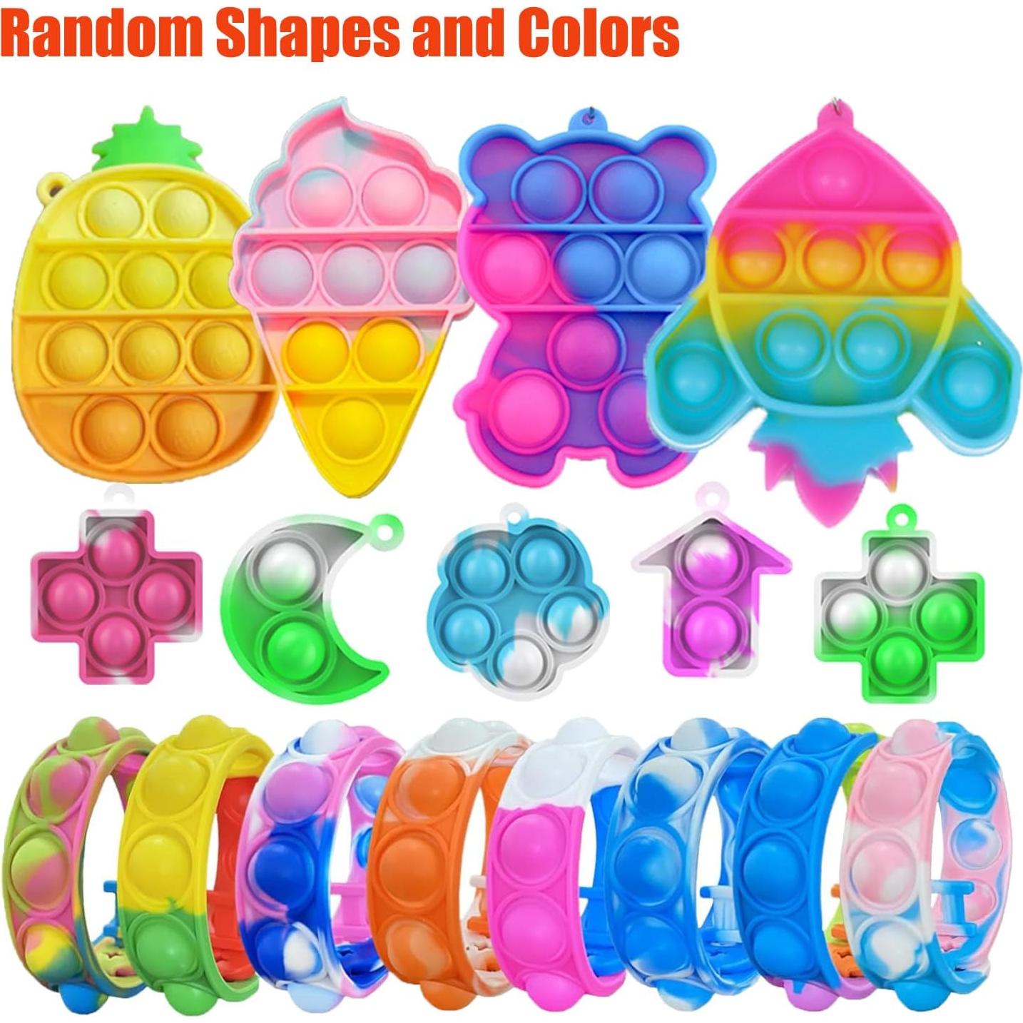 Set de Juguetes Fidget 132 Pcs para Niños - Rellenos de Piñata