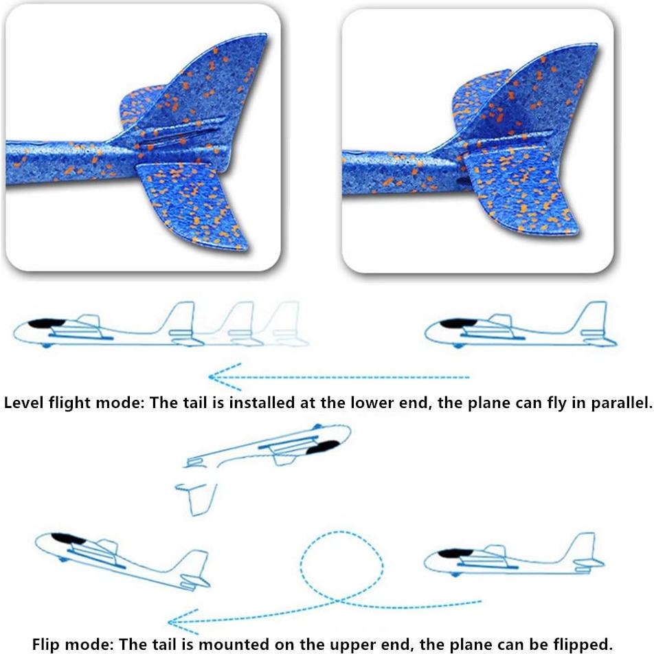 Juguetes de Avión Volador JUNBESTN 4 Paquetes 38 cm para Niños