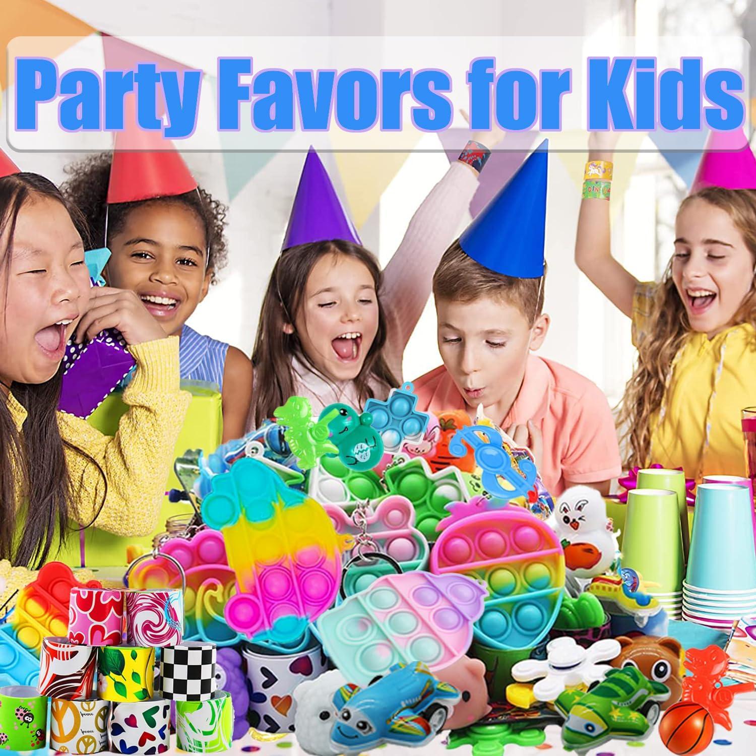 Set de 128 Juguetes Antiestrés para Fiesta y Aula - Rellenos de Piñata