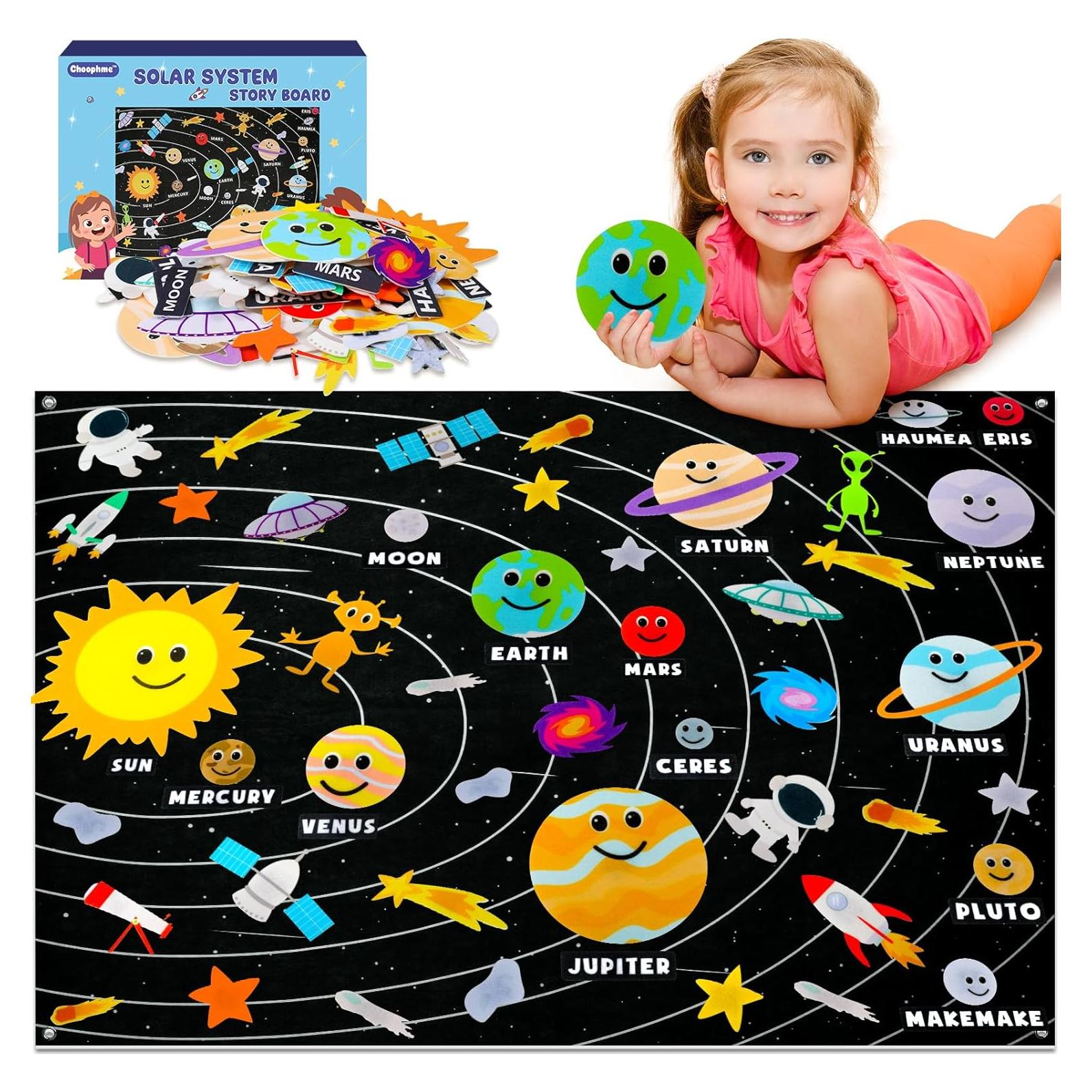 Juego Educativo Sistema Solar para Niños 3-12 años 63 Piezas
