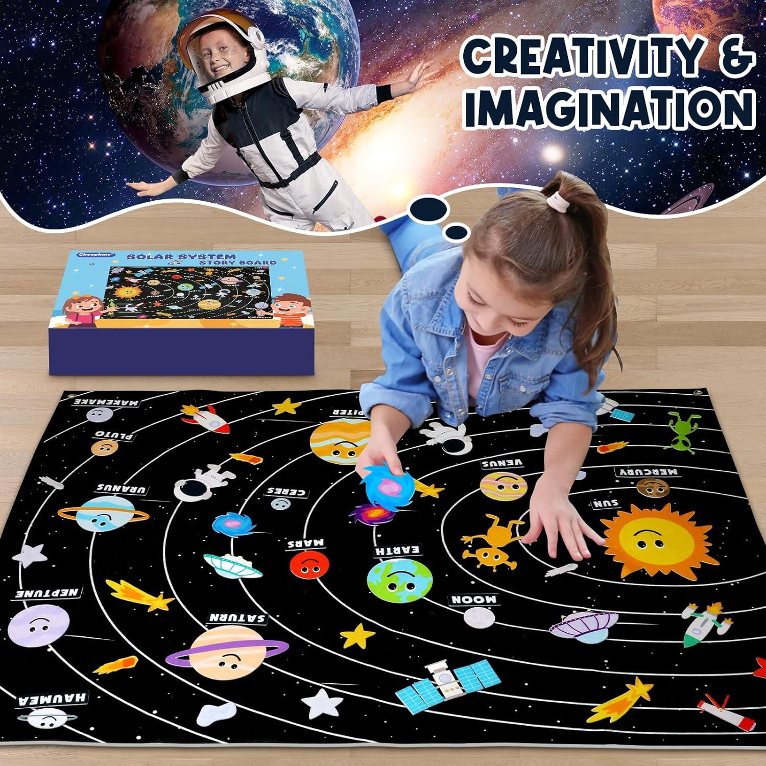 Juego Educativo Sistema Solar para Niños 3-12 años 63 Piezas