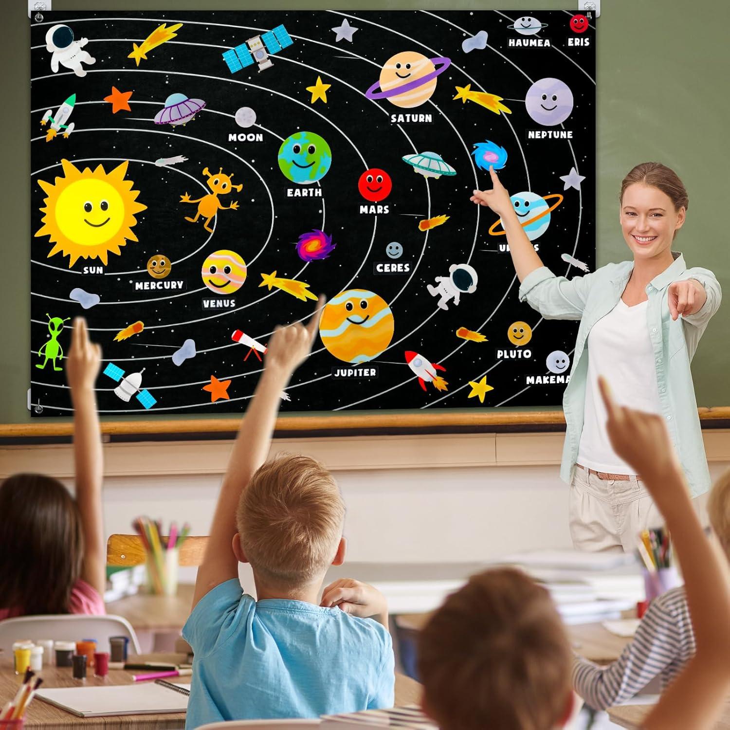 Juego Educativo Sistema Solar para Niños 3-12 años 63 Piezas