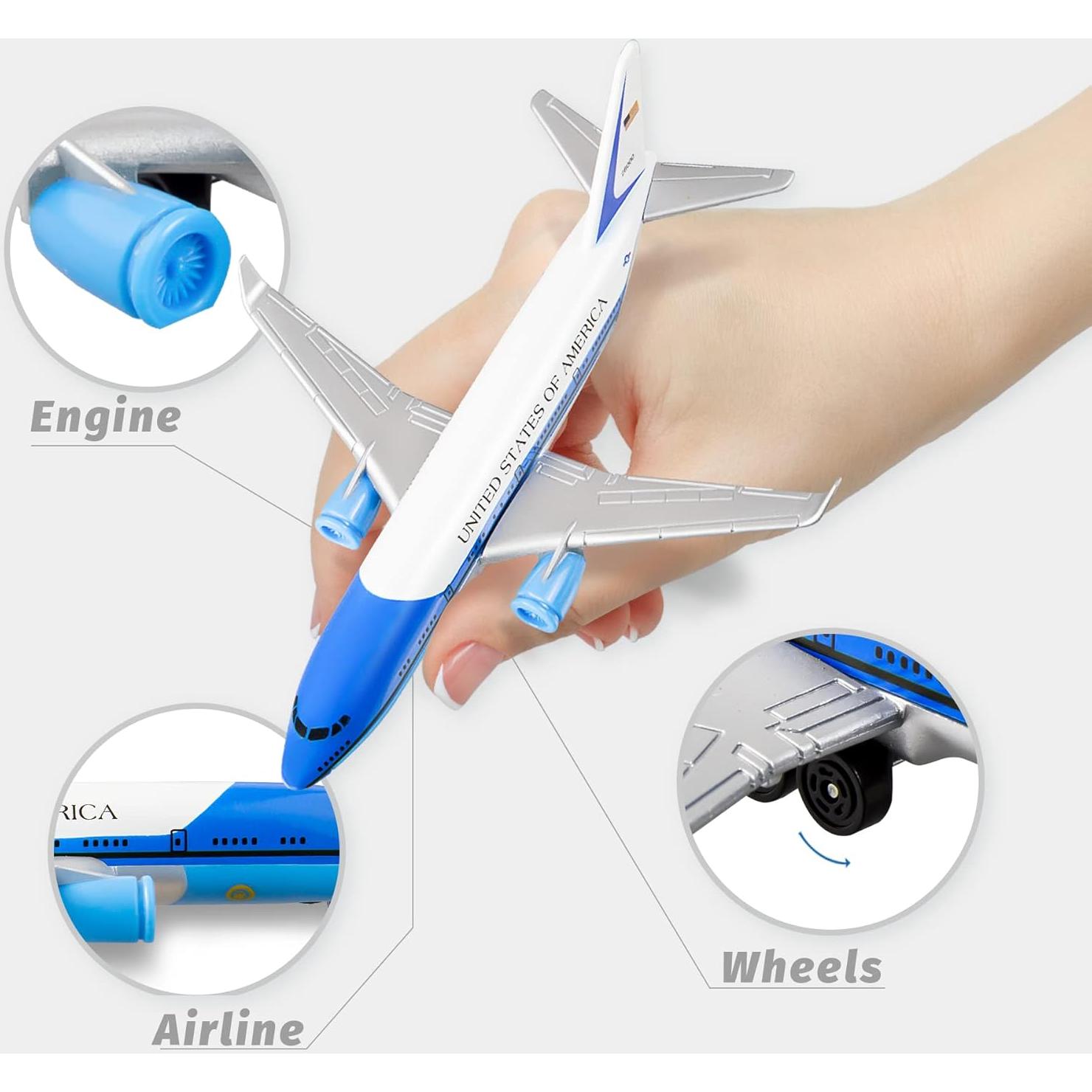 Modelo de avión HANGHANG Fuerza Aérea Uno 14.8 cm