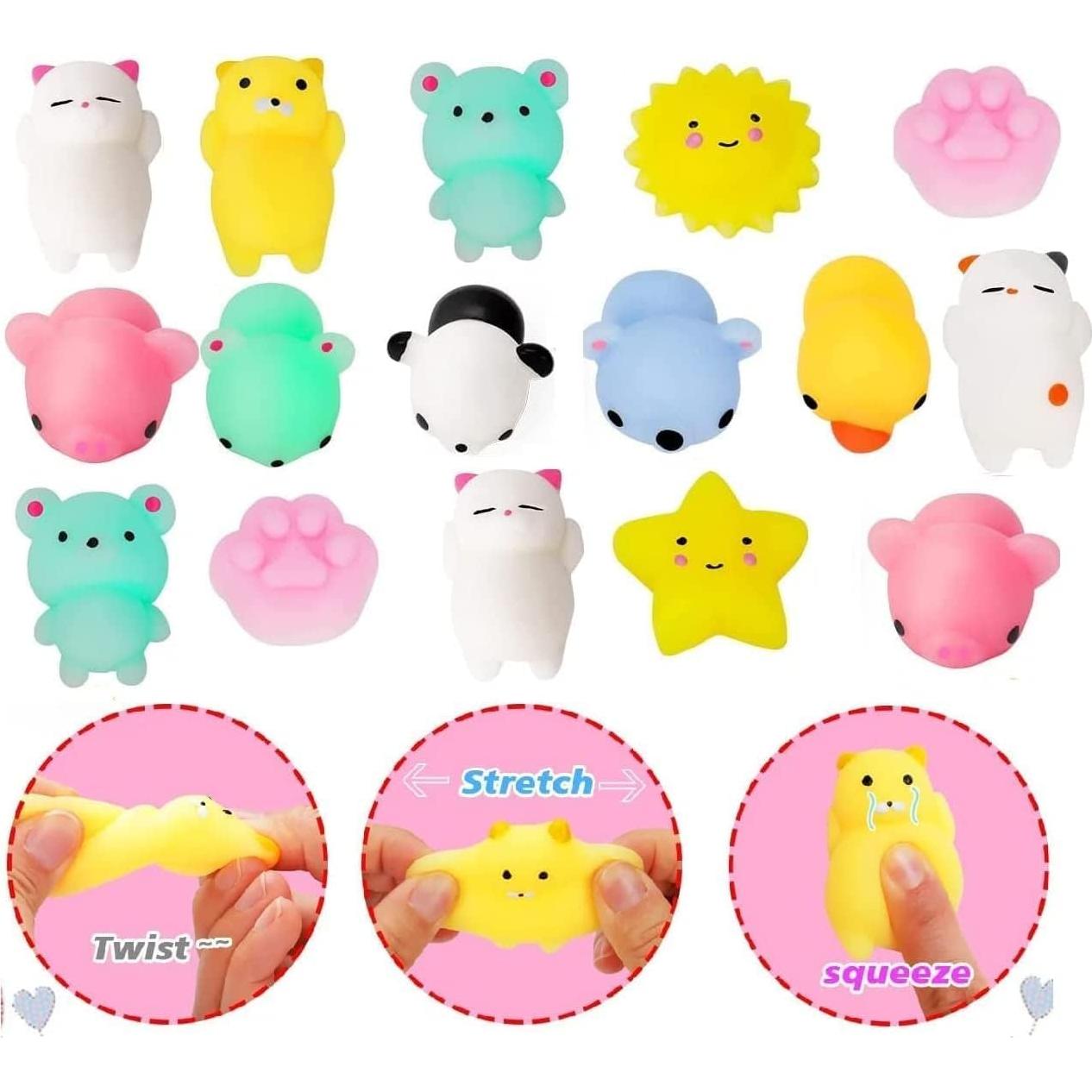 120 Juguetes Sensoriales Antiestrés para Niños - Relleno Piñata