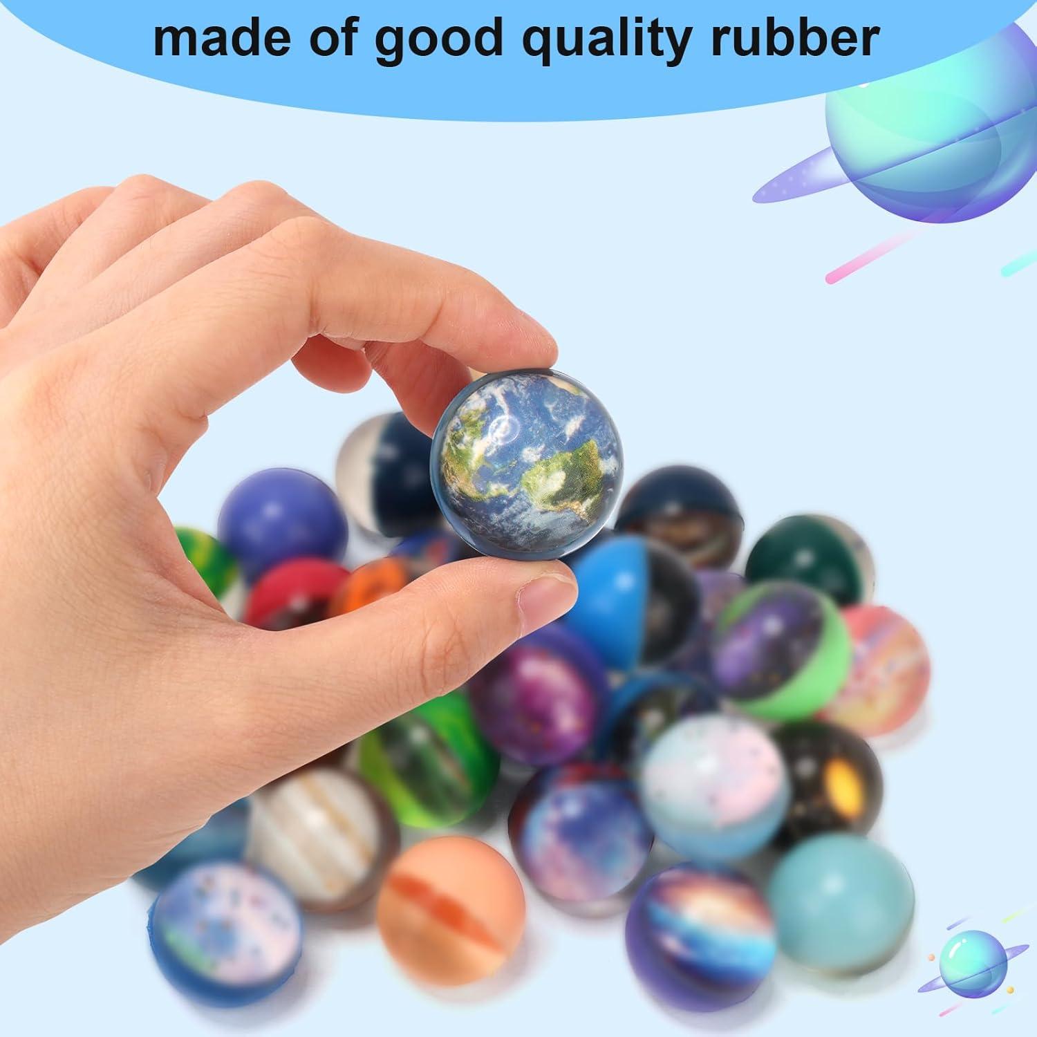 30 Pelotas Rebotadoras Galácticas Pllieay 32mm para Niños