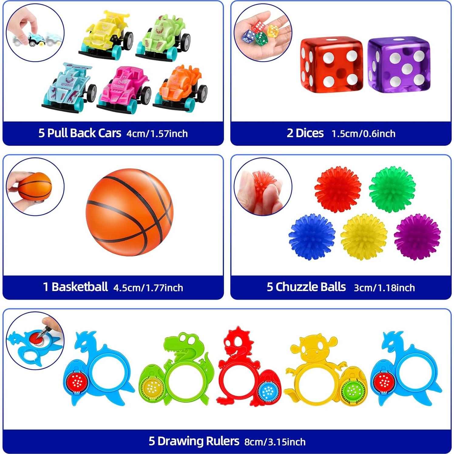 Surtido de 1000 Juguetes para Fiesta Nicknack - Rellenos de Piñata