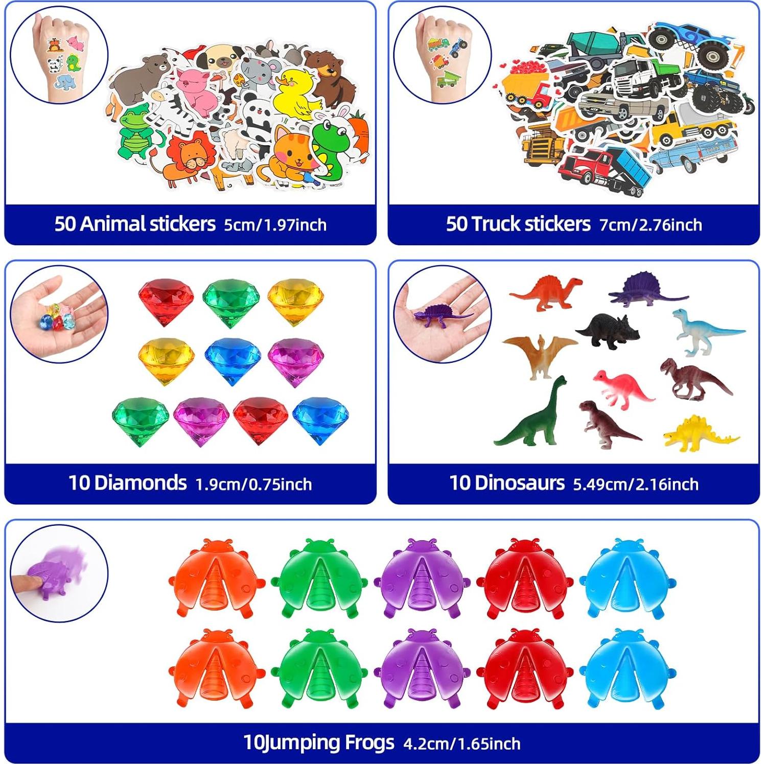 Surtido de 1000 Juguetes para Fiesta Nicknack - Rellenos de Piñata