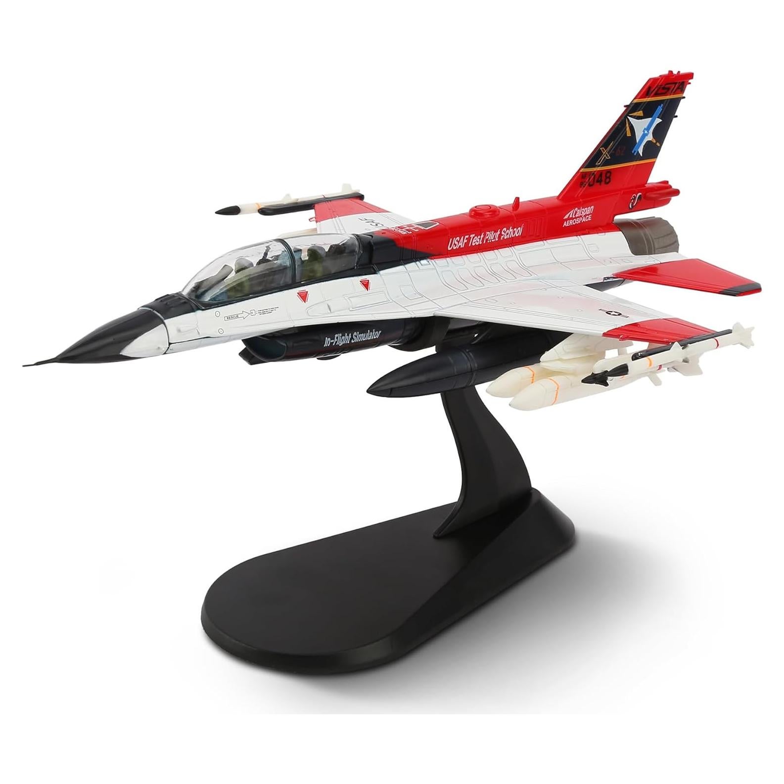 Modelo de Avión Militar F-16D HANGHANG 1/72 Aleación