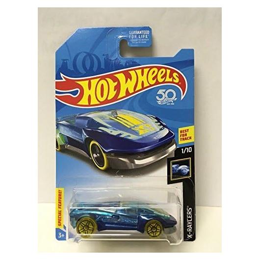 Hot Wheels 50 Aniversario X-Raycers El Viento Azul 7.62cm