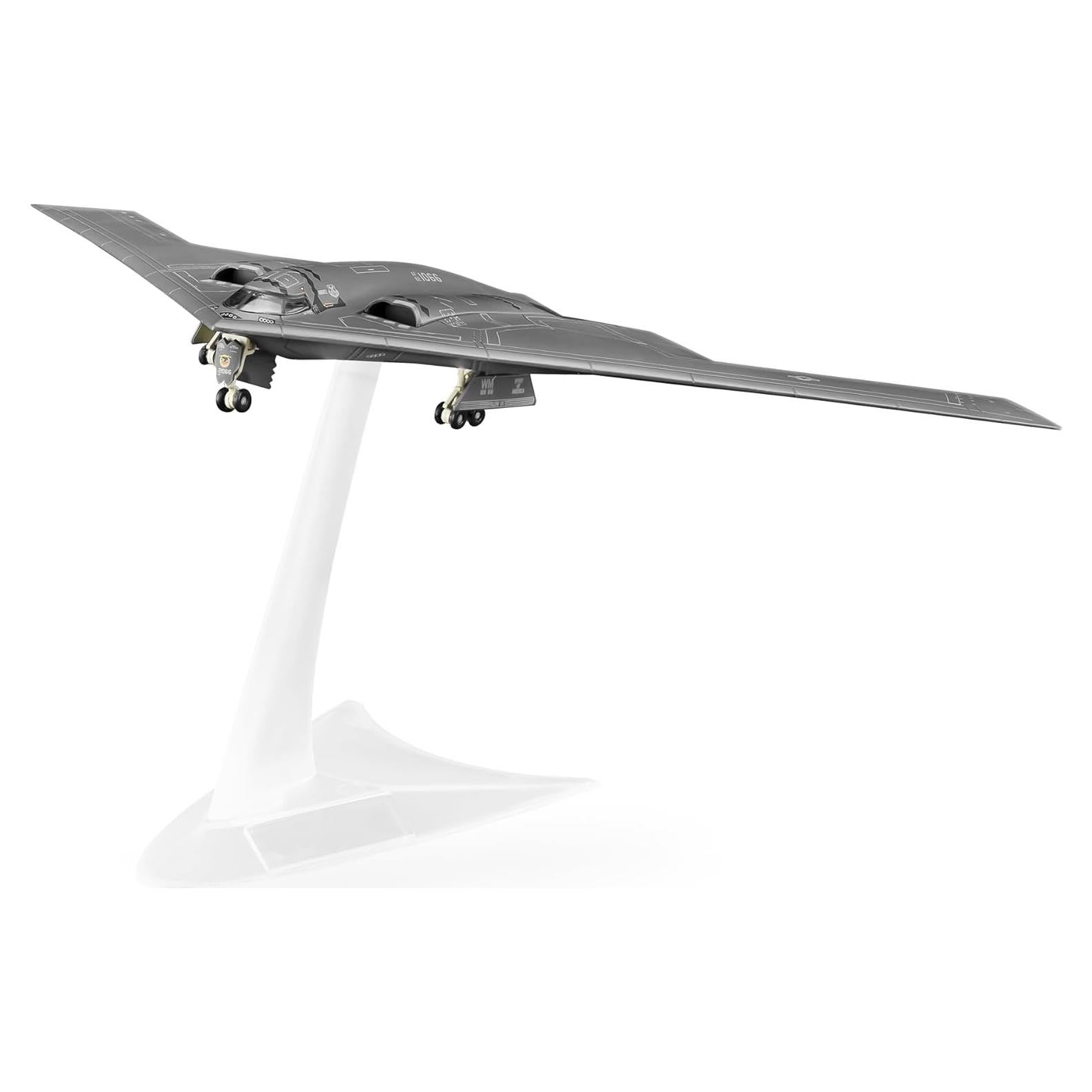 Modelo de avión militar HANGHANG B-2A Spirit 1/200 10.5x26cm