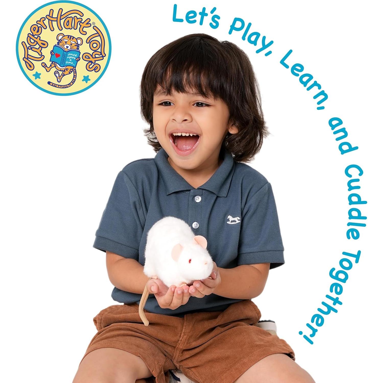 Wylie La Rata Blanca - Peluche Suave 17.78 cm VIAHART