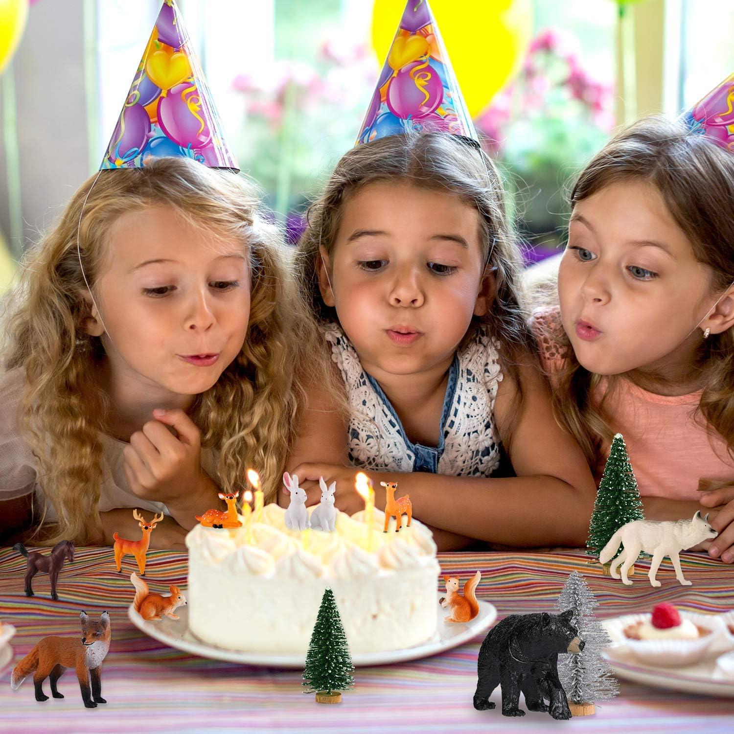 Set de Juguetes de Animales del Bosque Skylety 18 Piezas