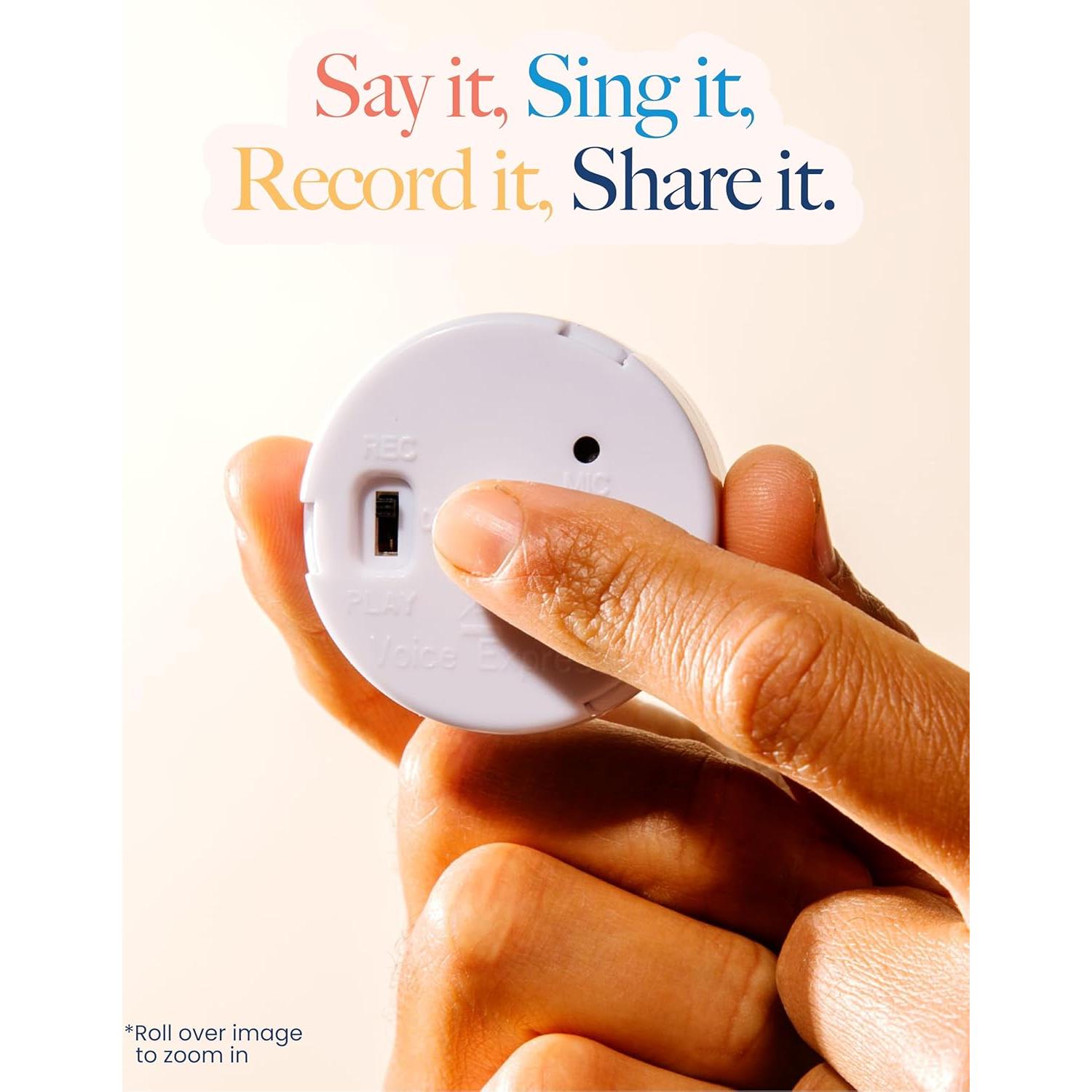 Grabadora de Voz VoiceGift Mini de 20 Segundos - Paquete de 2