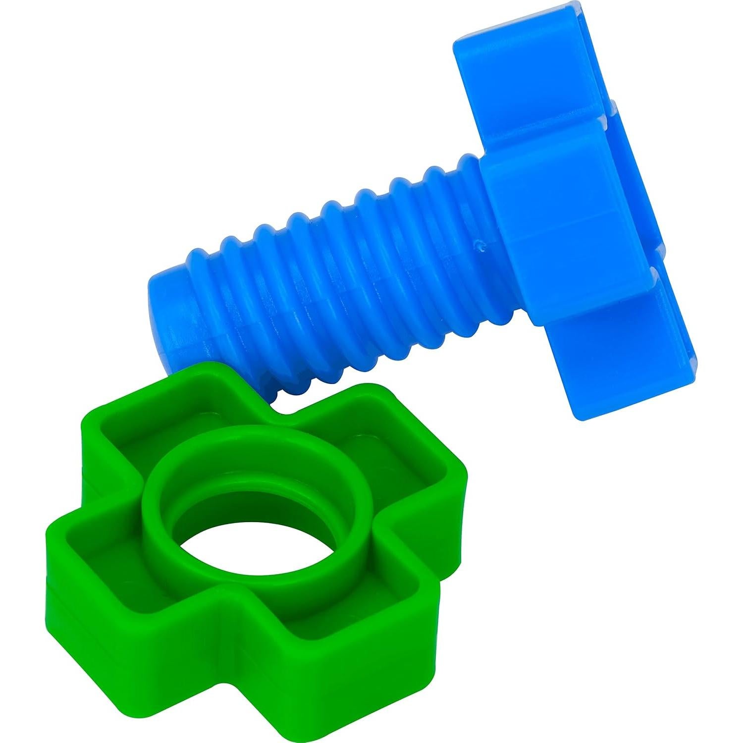 Bonka Bird Toys 3505 Pk6 Tuercas y Tornillos Gigantes para Aves