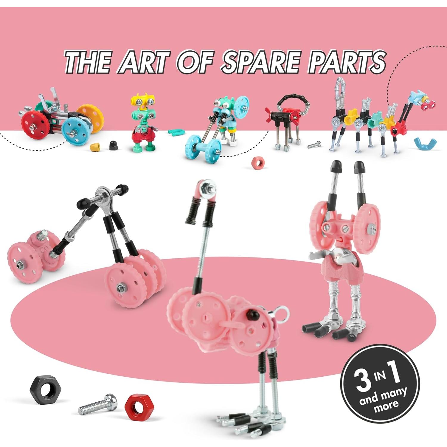 Juego de Construcción The Off Bits Flamenco Rosa - Juguetes STEM 6+