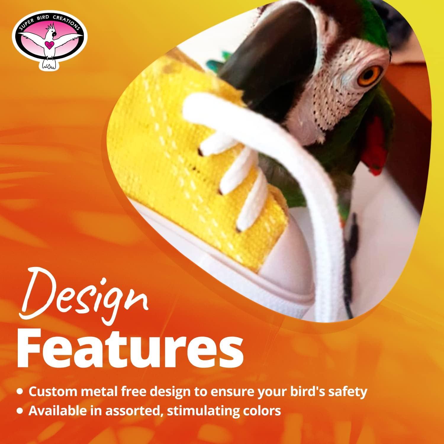 Juguete para Pájaros Super Bird Creations Sneaker 12 Paquete