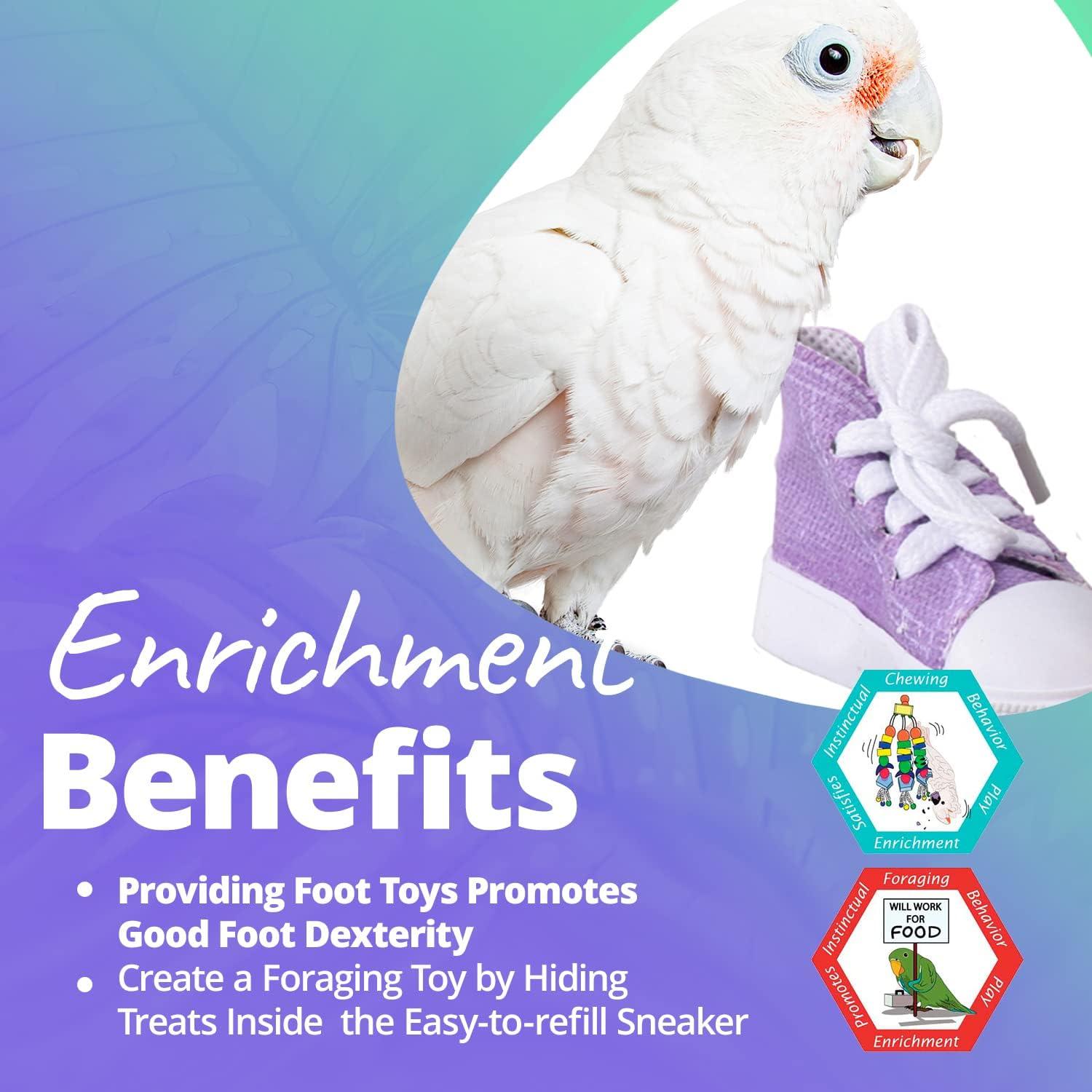 Juguete para Pájaros Super Bird Creations Sneaker 12 Paquete