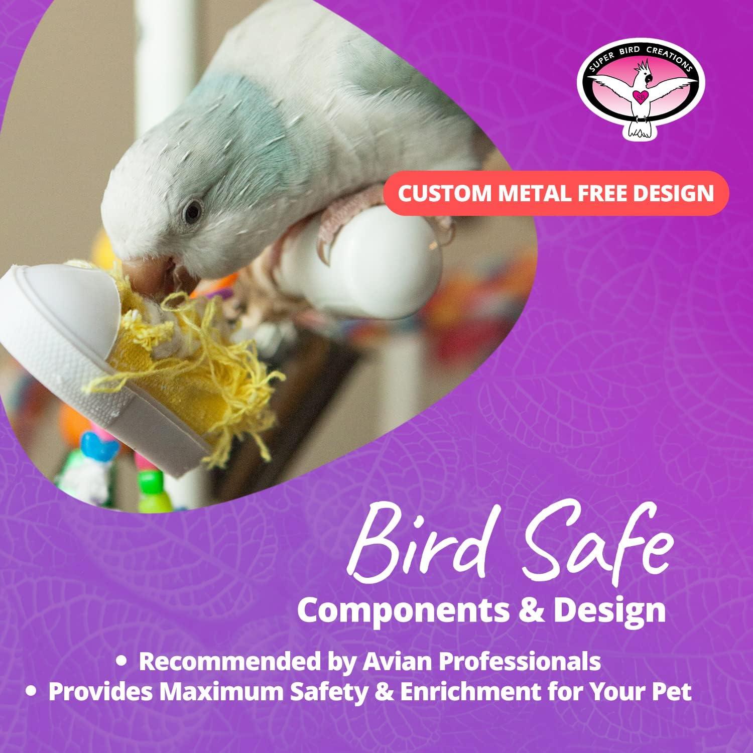 Juguete para Pájaros Super Bird Creations Sneaker 12 Paquete