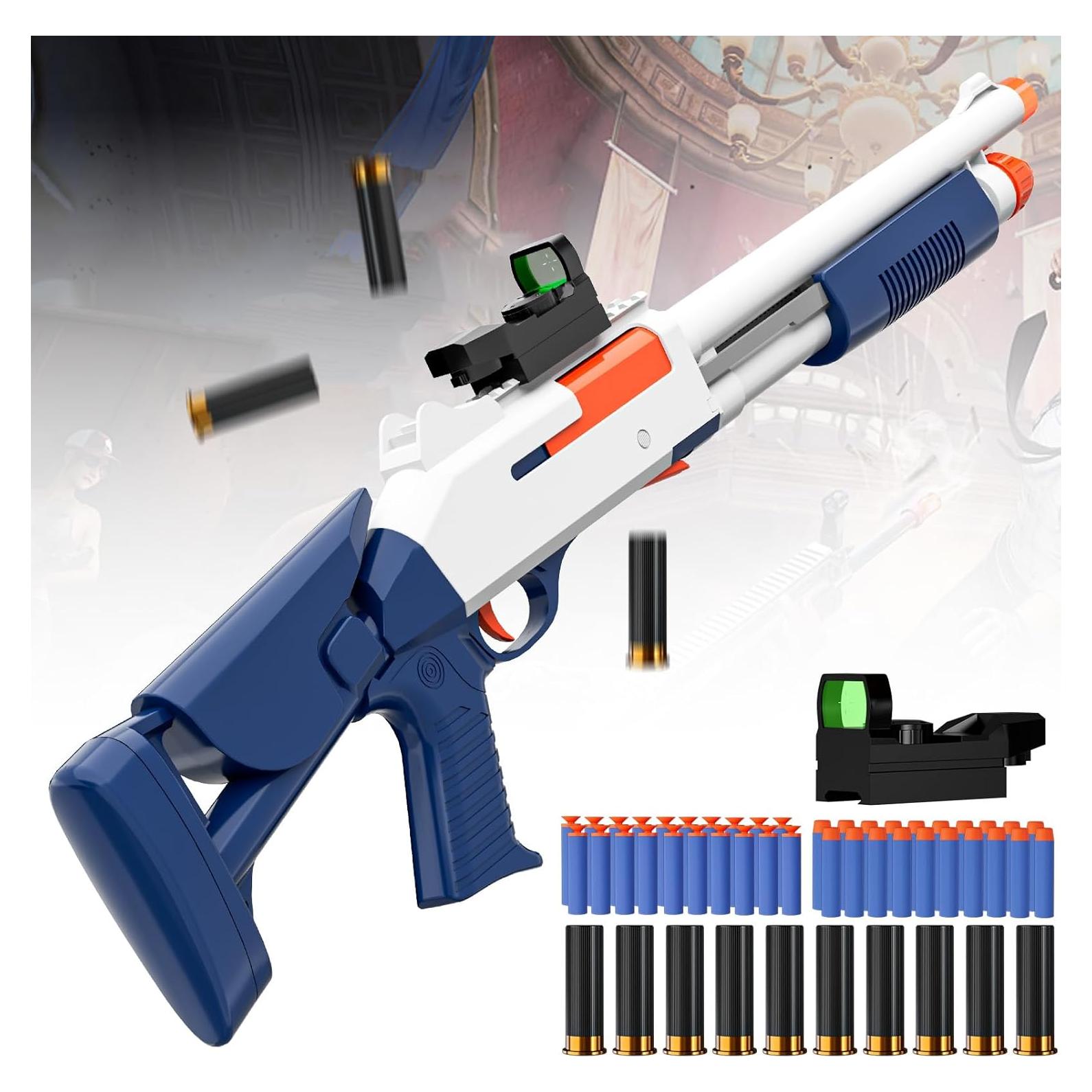 Escopeta de Juguete Adventure Force con Dardos de Espuma 76cm