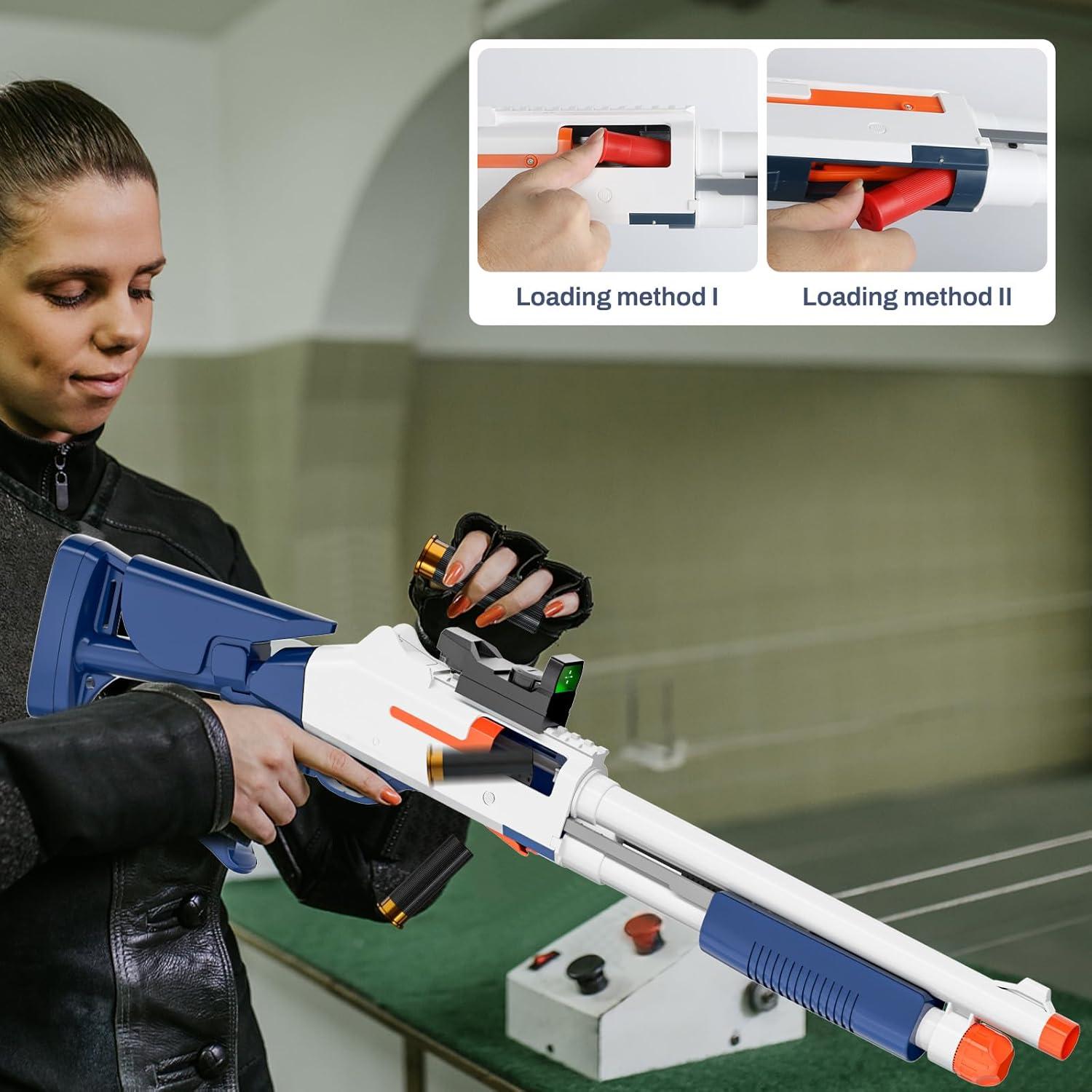 Escopeta de Juguete Adventure Force con Dardos de Espuma 76cm