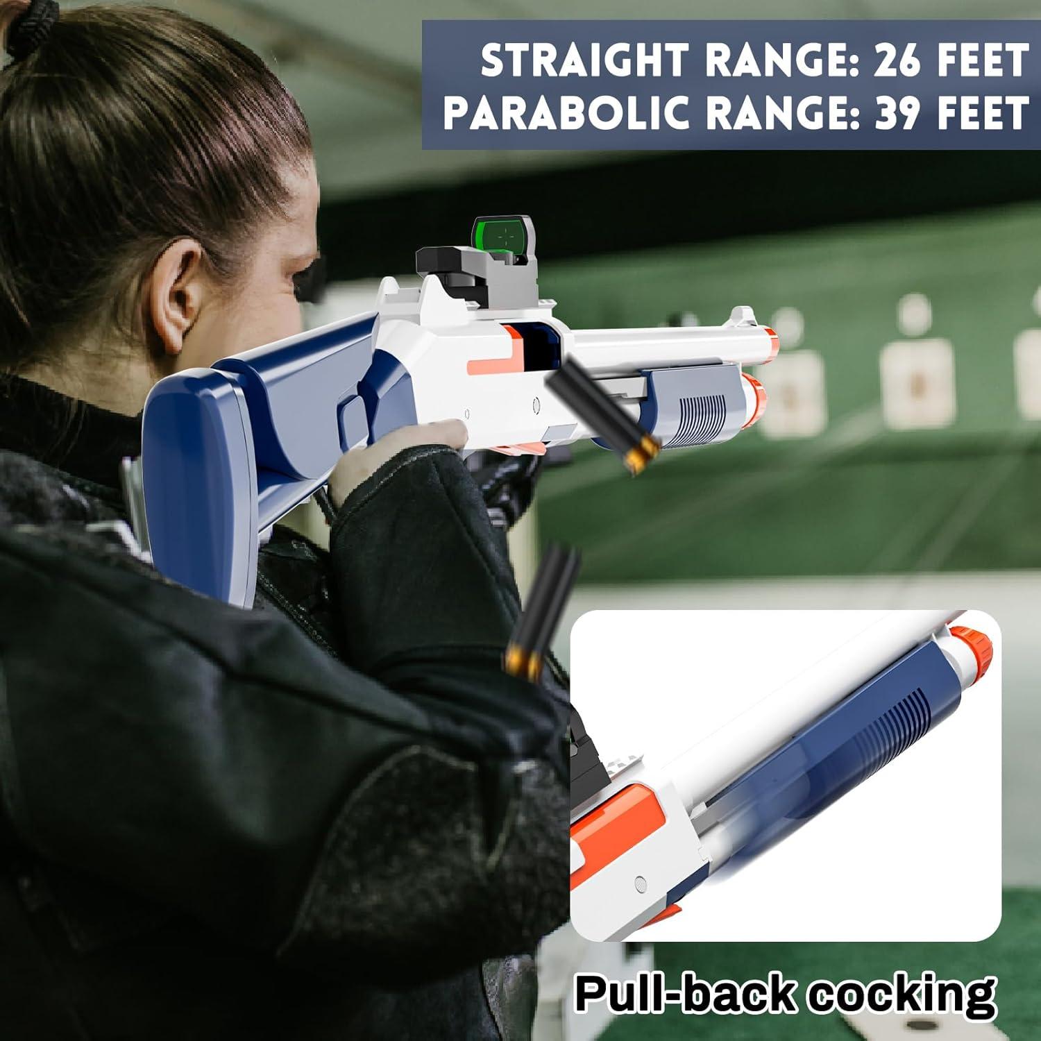 Escopeta de Juguete Adventure Force con Dardos de Espuma 76cm