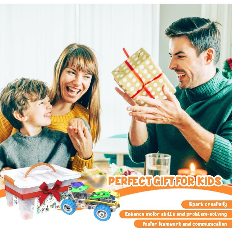 Juego de Construcción Motorizado HANYE 107 Piezas STEM 4-16 Años